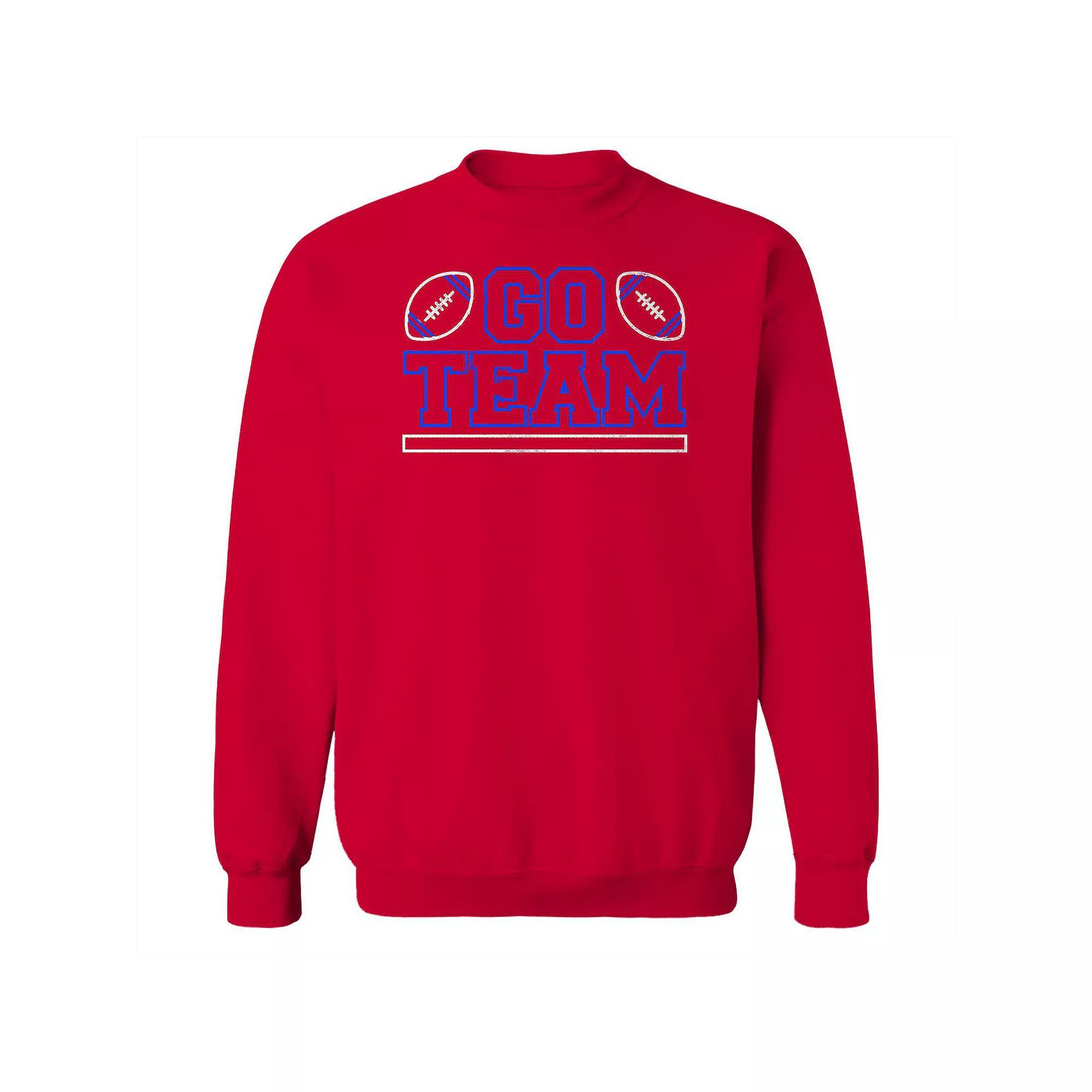 Men's Duke & Sons Team Graphic Sweatshirt, Size: XL, Navy Gray Product Image