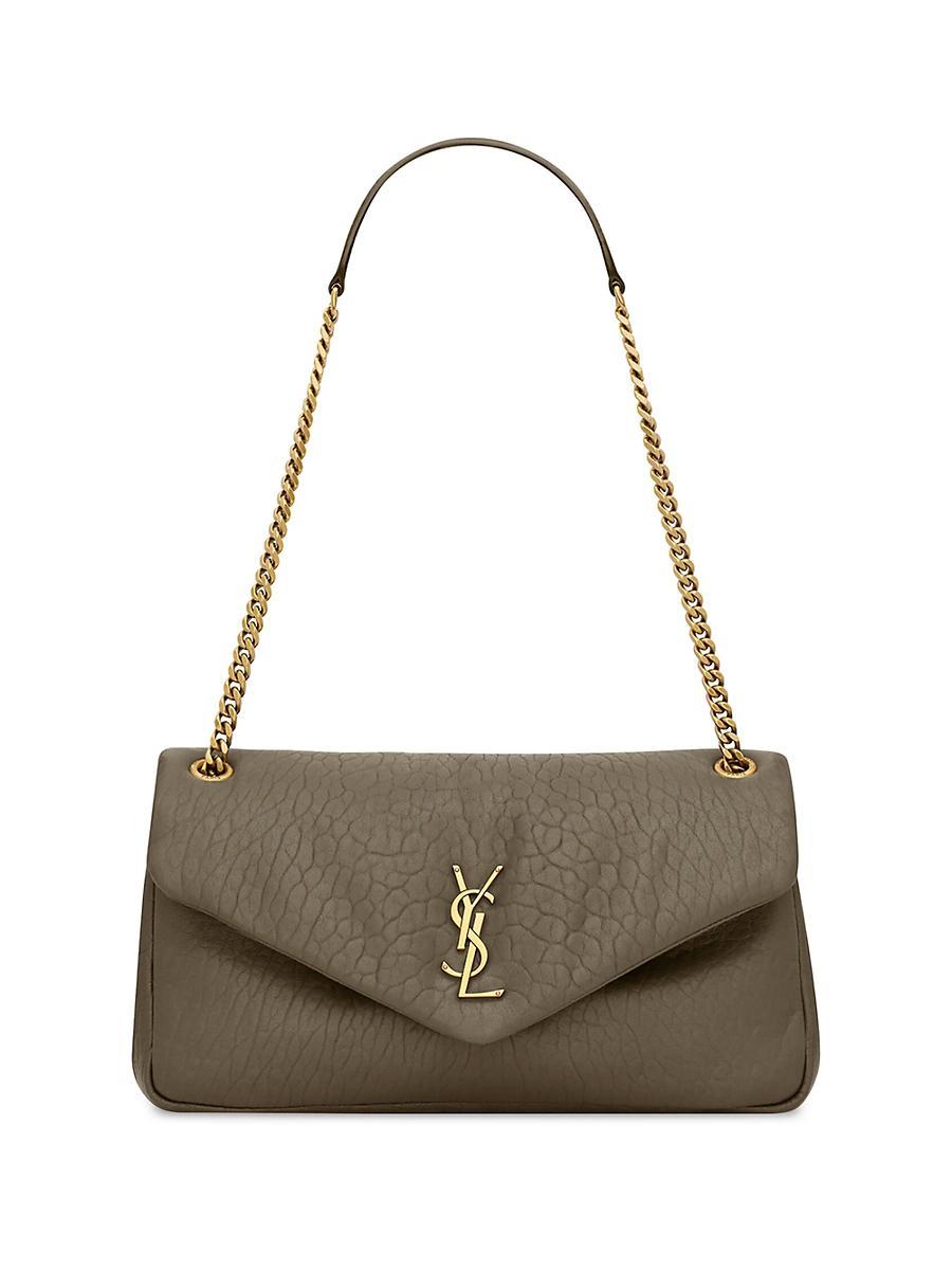 Womens Calypso Medium Shoulder Bag in Grained Lambskin Product Image
