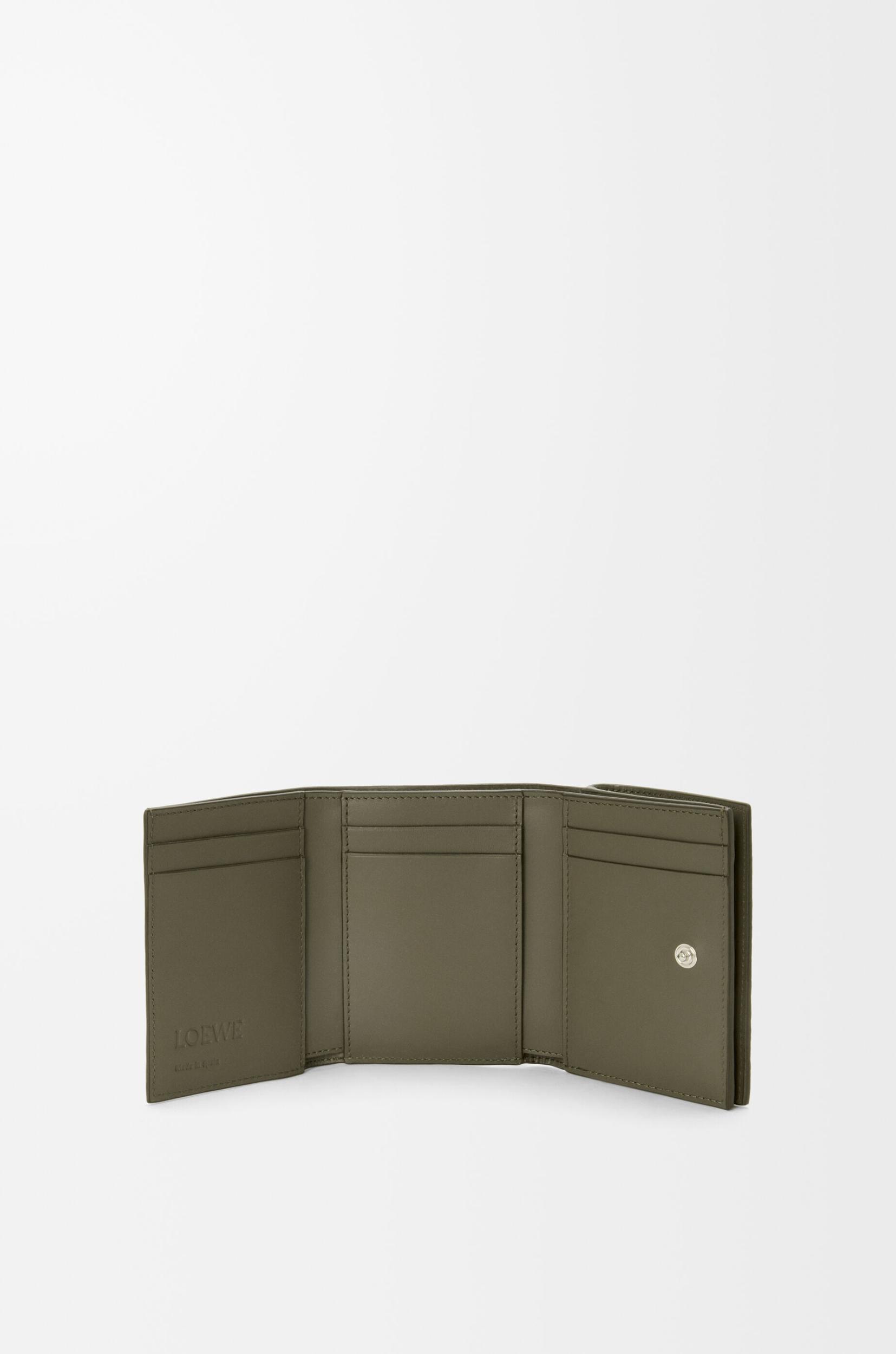 Trifold wallet in soft grained calfskin Product Image