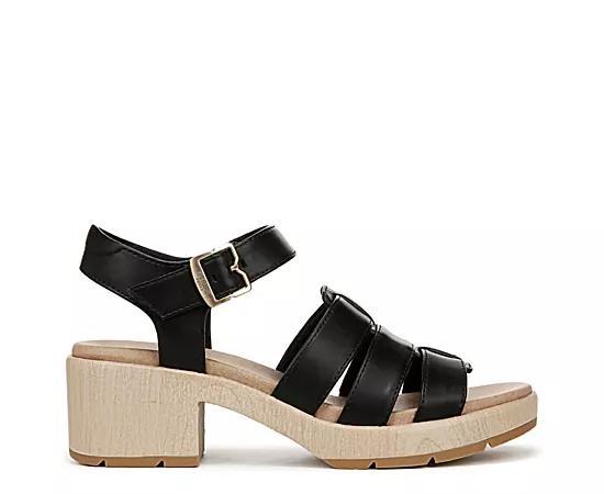 Dr. Scholl's Oh Kay Women's Sandals, Size: 7.5, Black Product Image