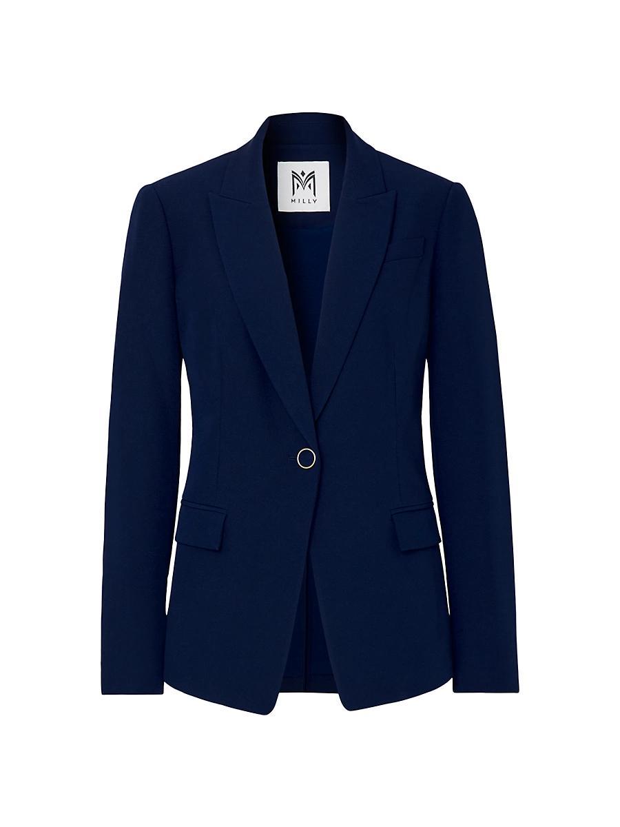 Avery Single-Button Cady Blazer Product Image