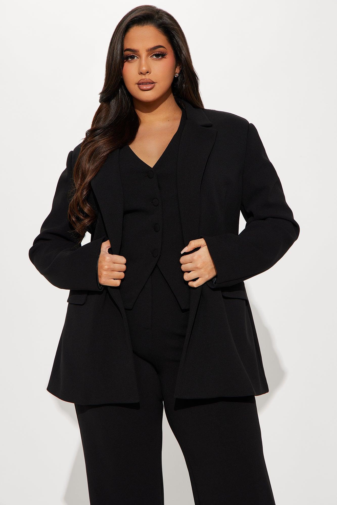 Core Competency 2 Piece Blazer - Black Product Image