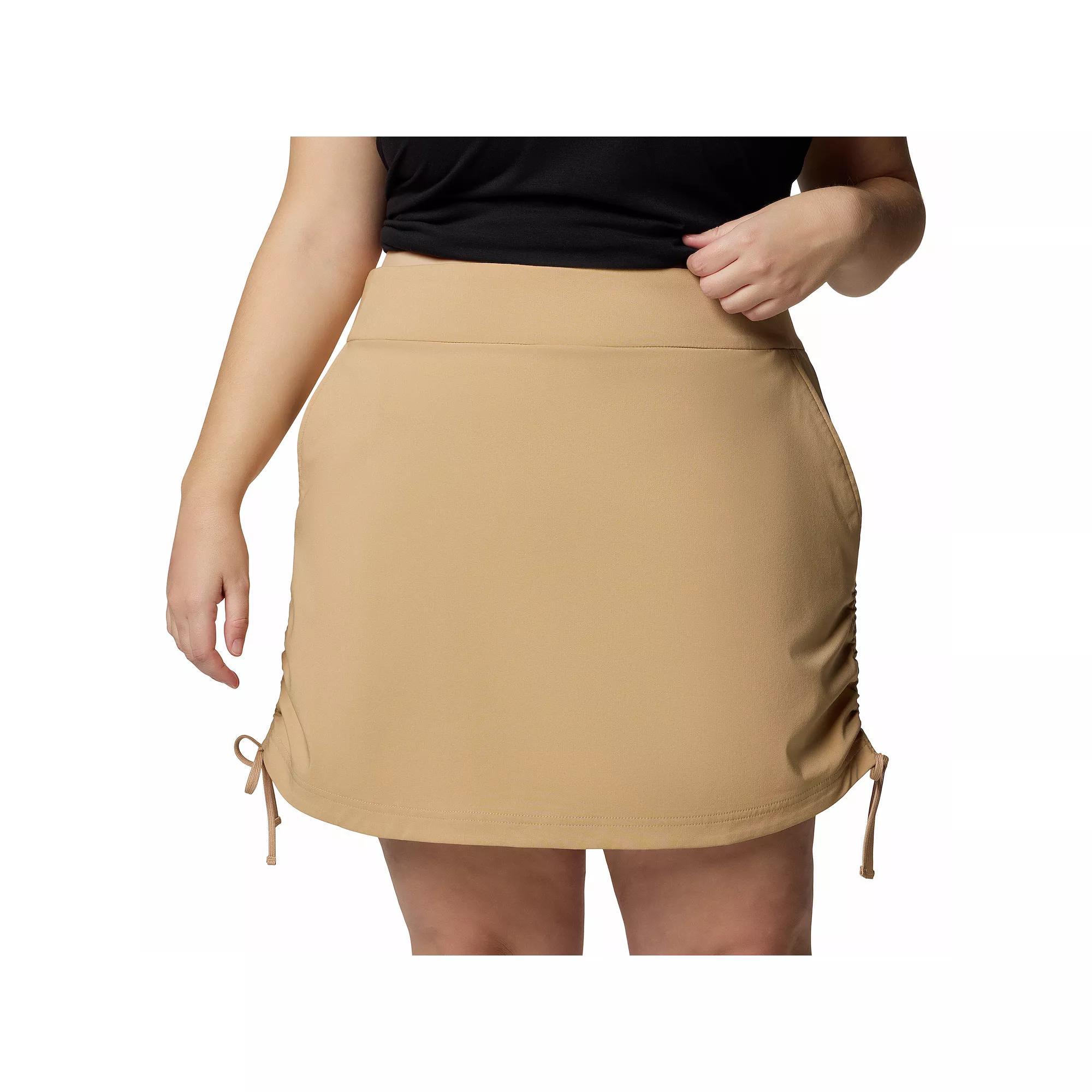 Women's Columbia All Seasons Ruched Seams Skort, Size: 1XL, Blue Product Image