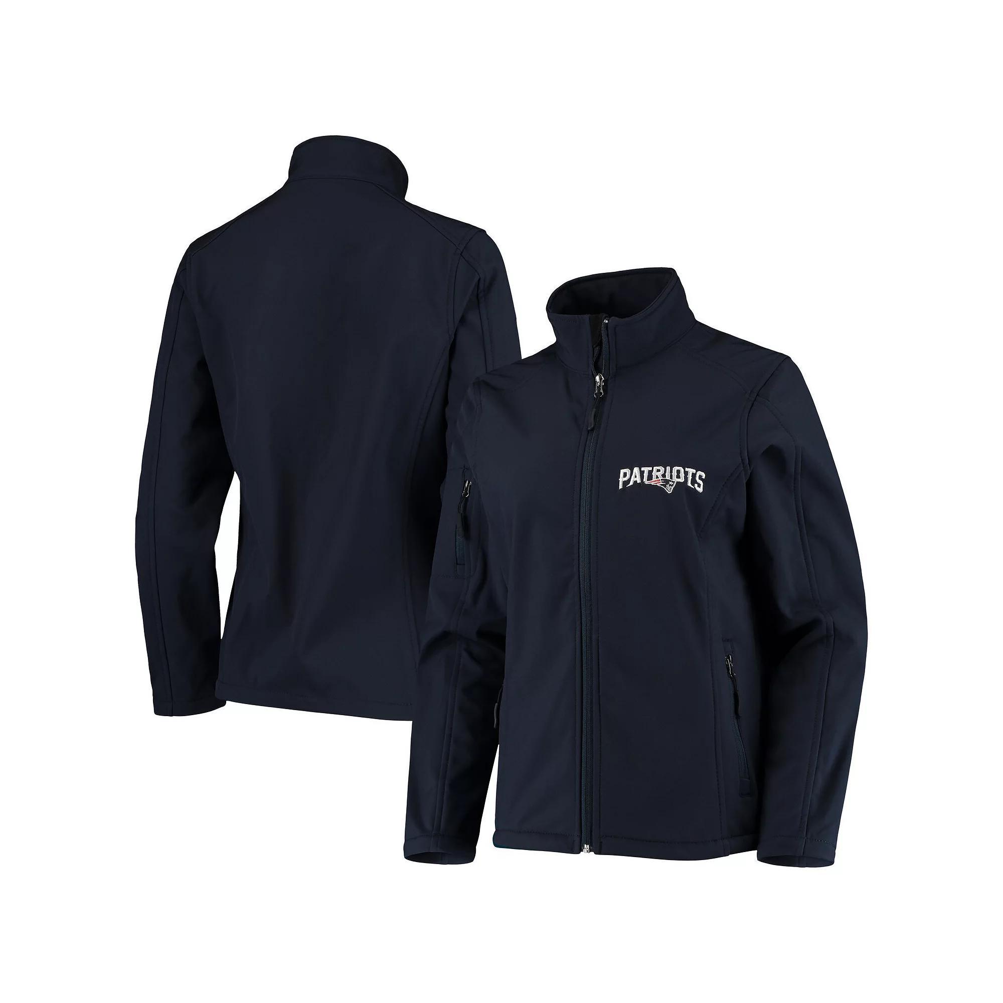 Women's Navy New England Patriots Full-Zip Sonoma Softshell Jacket, Size: 2XL, Blue Product Image