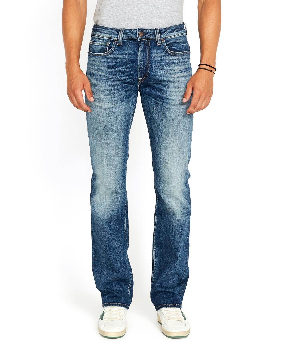 Buffalo David Bitton Relaxed Fit Straight Leg Driven Jeans Product Image