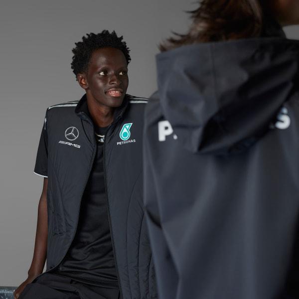adidas MERCEDES - AMG PETRONAS FORMULA ONE TEAM MECHANICS VEST Black S Mens Product Image