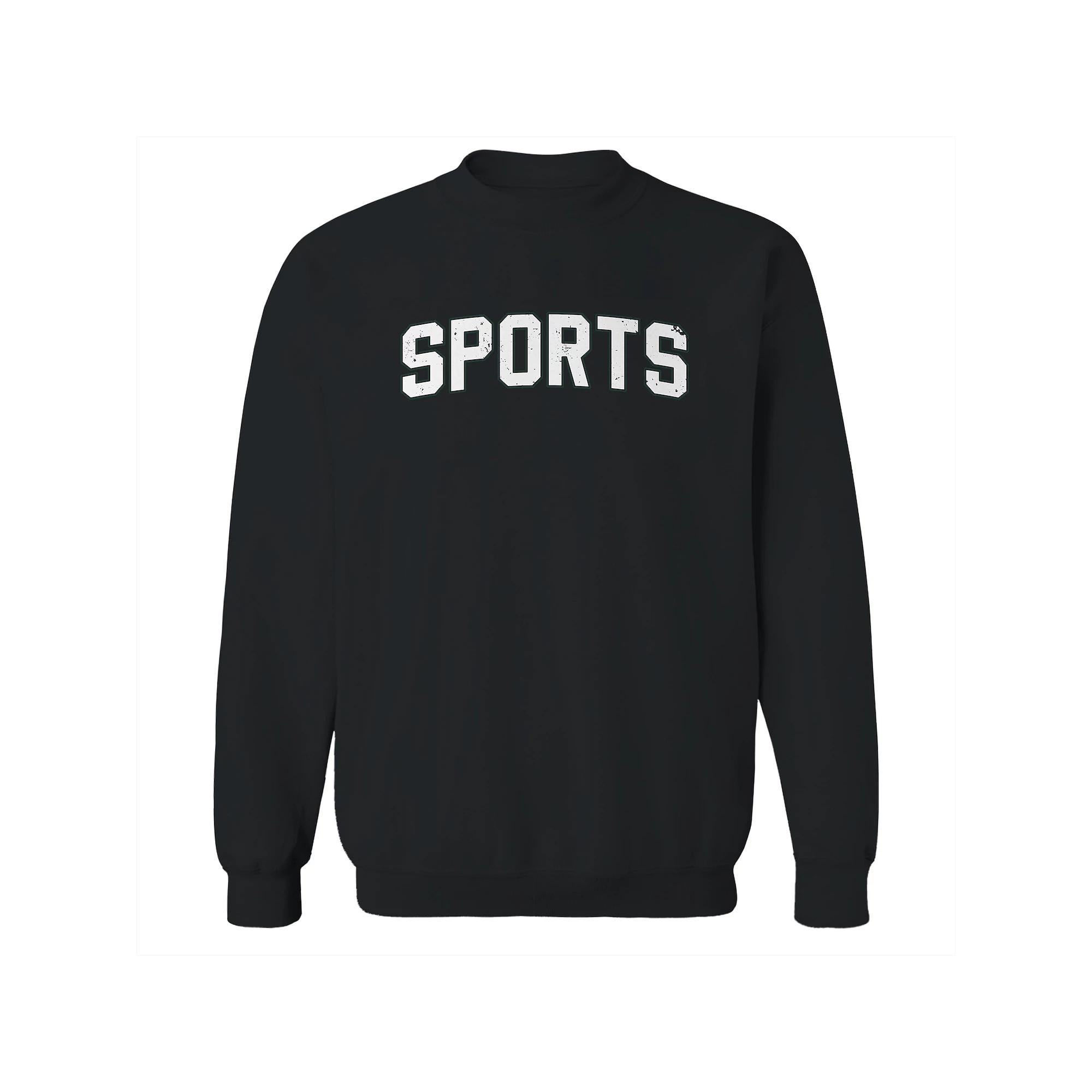 Men's Duke & Sons Sports Graphic Sweatshirt, Size: XL, Black Yellow Product Image