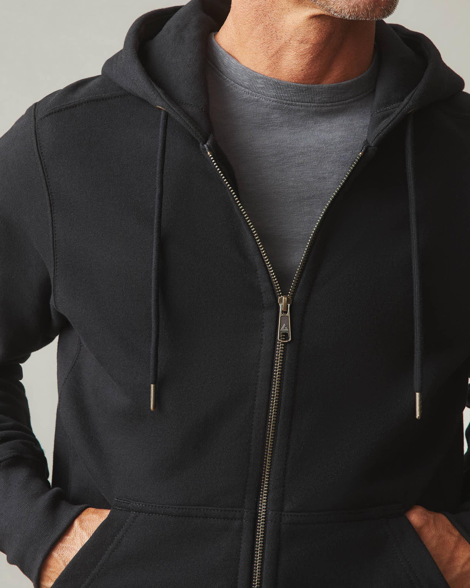 Men's Classic Full Zip - Black Male Product Image