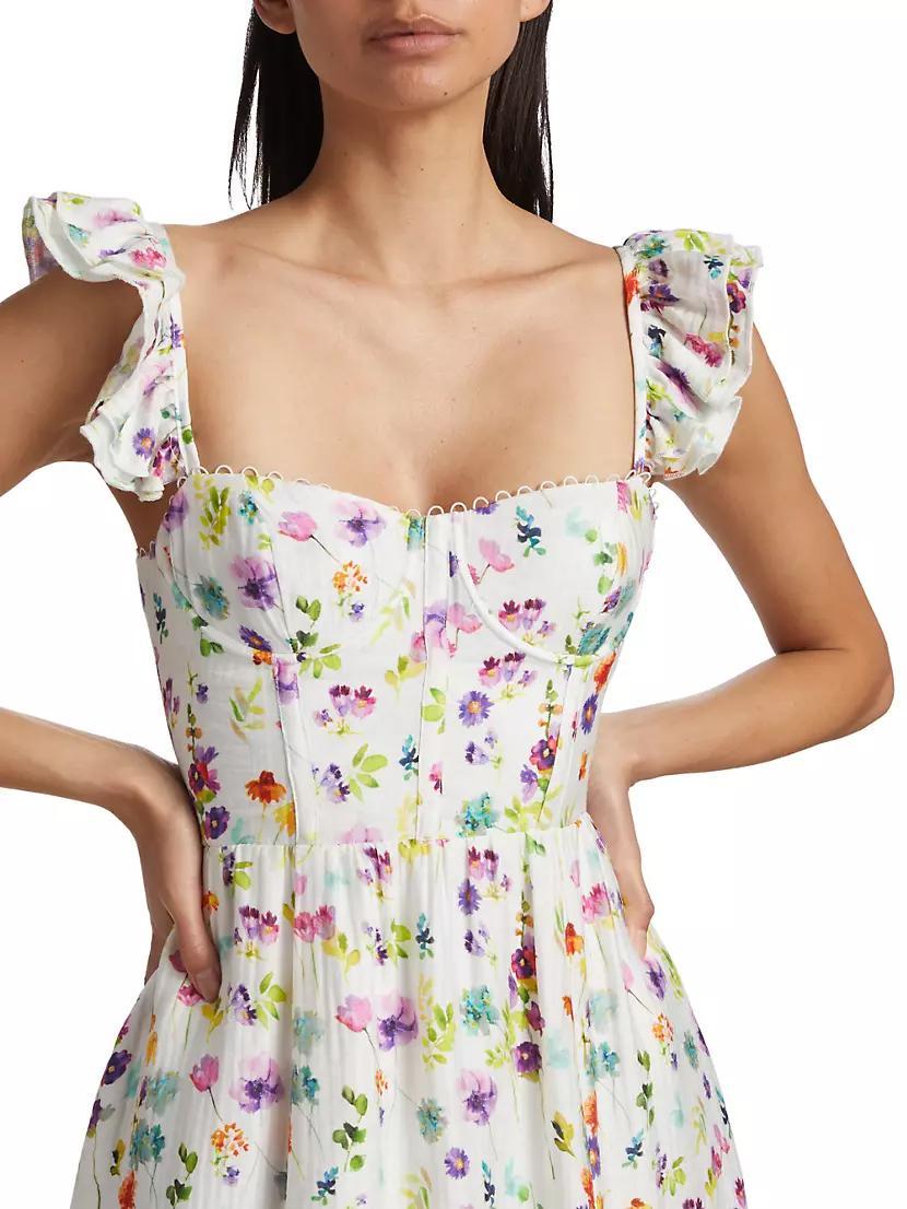 Wedelia Floral Bustier Dress Product Image