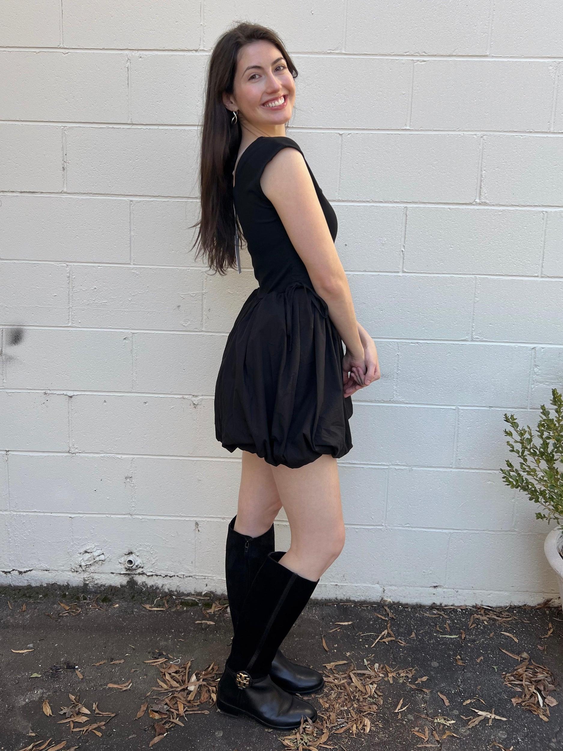 Pretty Little Bubble Hem Mini Dress Product Image