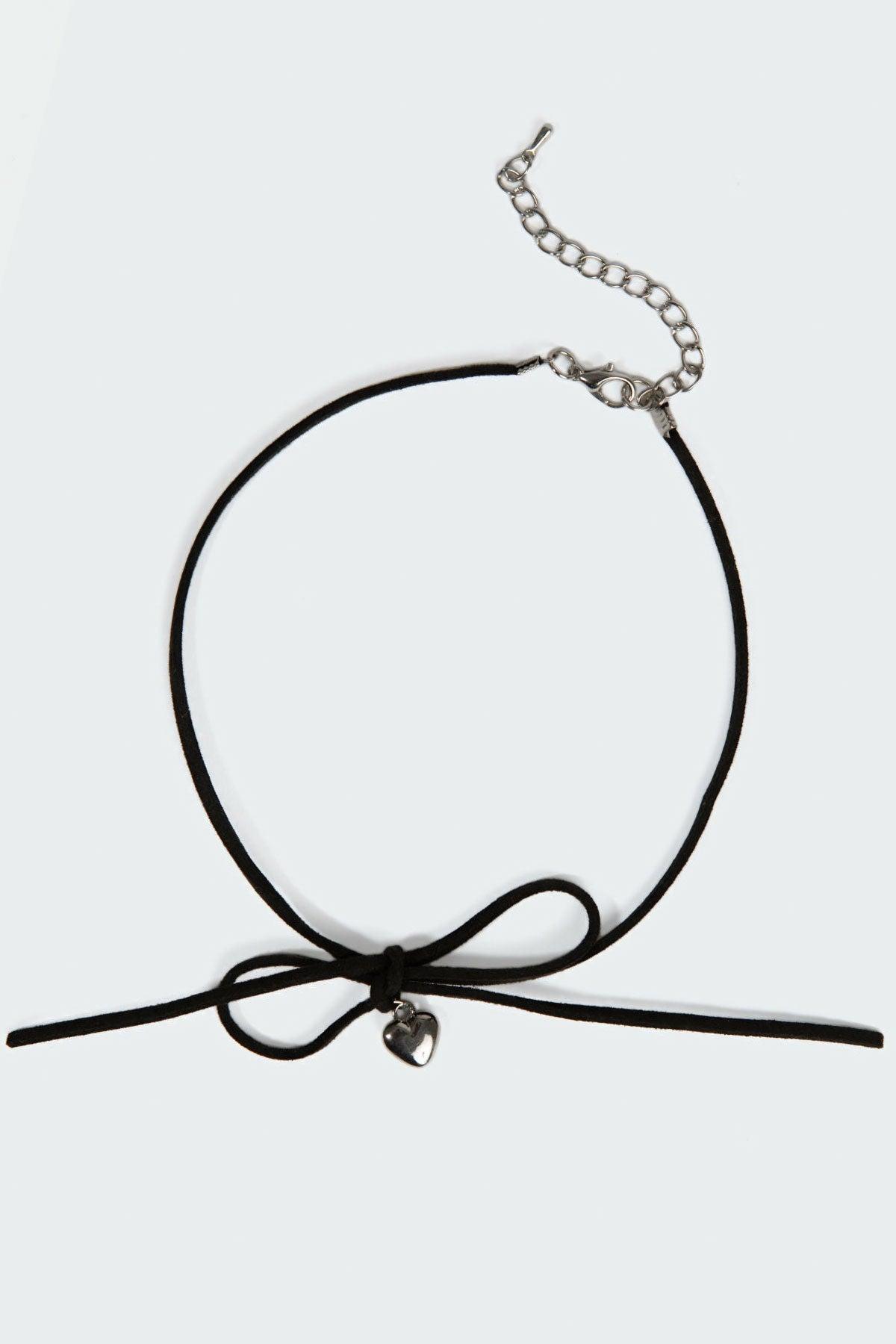 Wednesday Bow Necklace Product Image