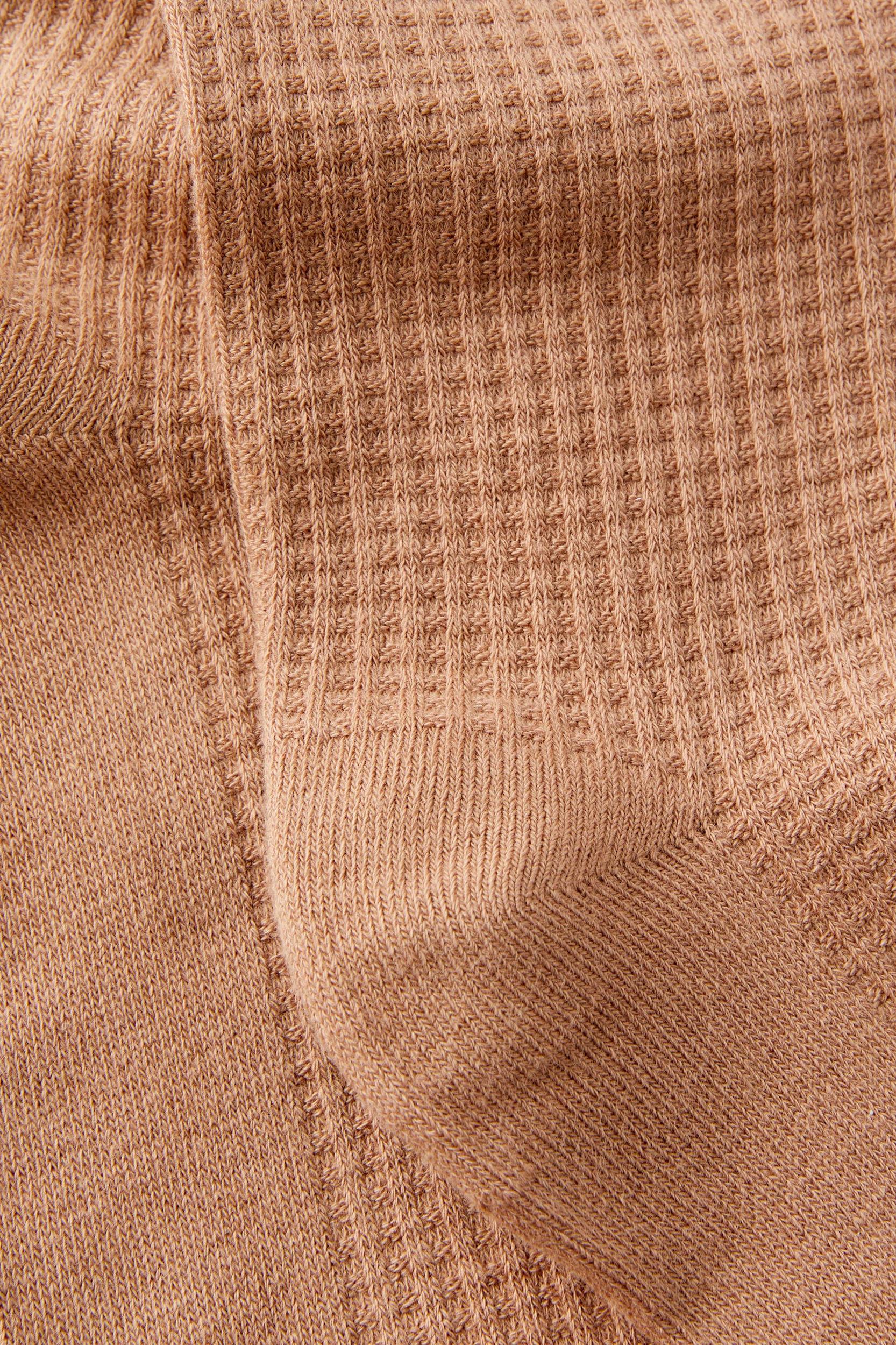 Waffle Textured Crew Sock Product Image