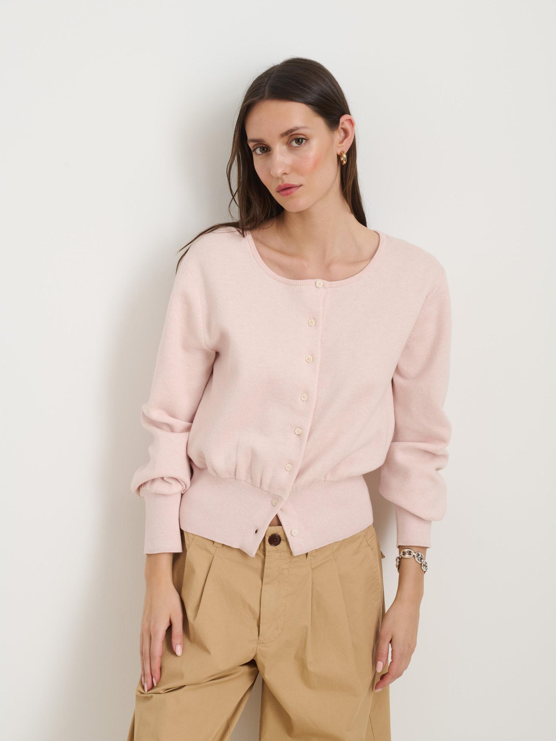 Louisa Cardigan In Cotton Cashmere Product Image