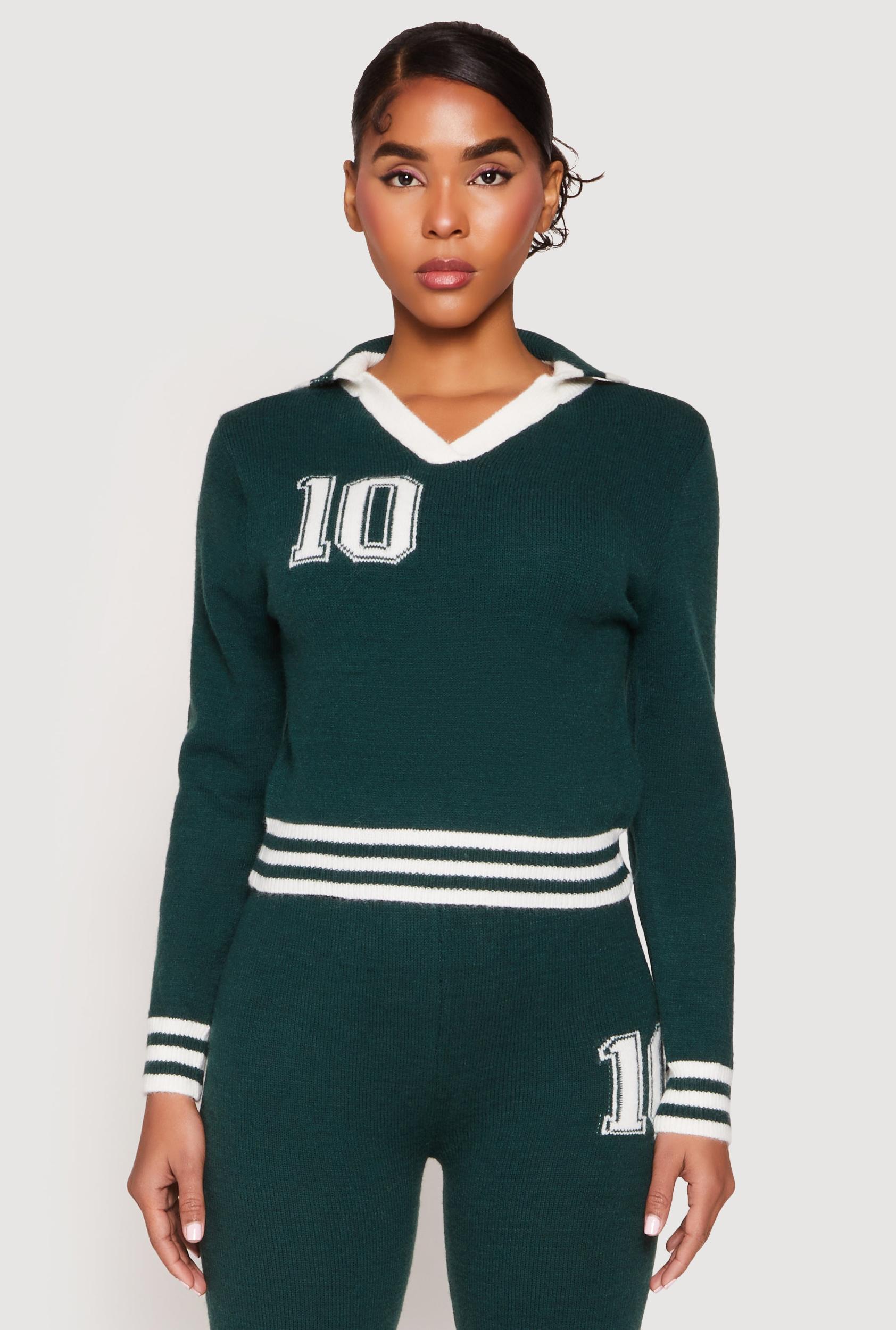 Womens Daisy Johnny Collar 10 Graphic Sweater Product Image