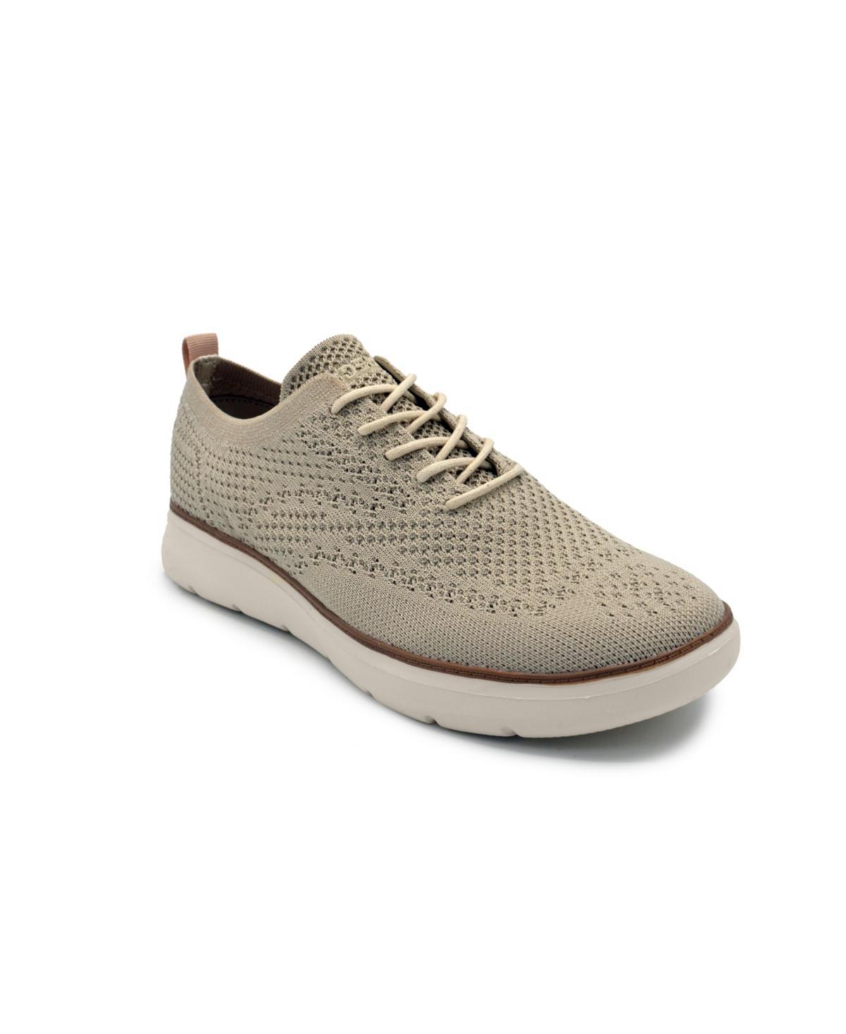 Men's DELO Go Green ECO-Friendly Knit Oxfords, Size: 12, Beige Product Image