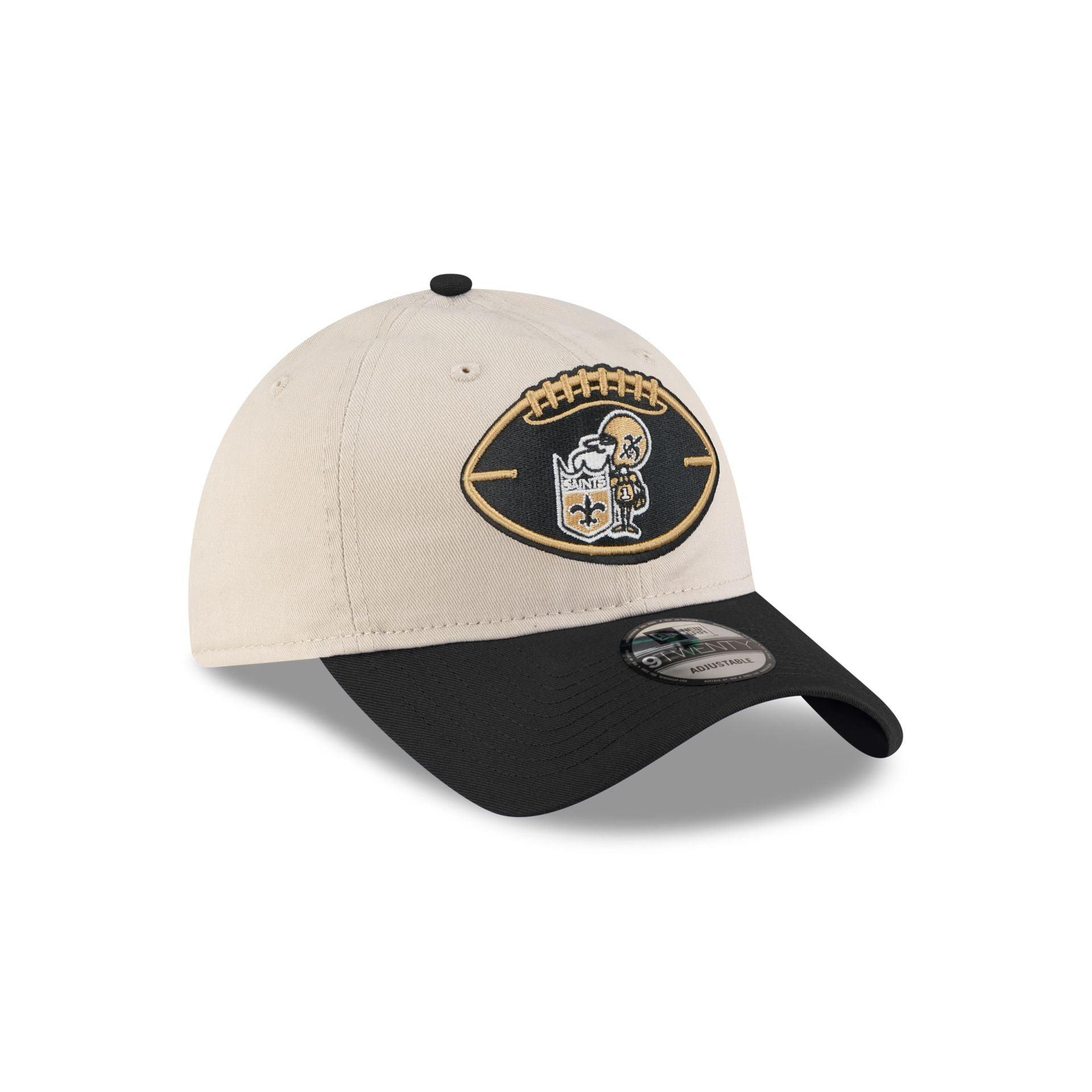 New Orleans Saints 2024 Historic Sideline 9TWENTY Adjustable Hat Male Product Image
