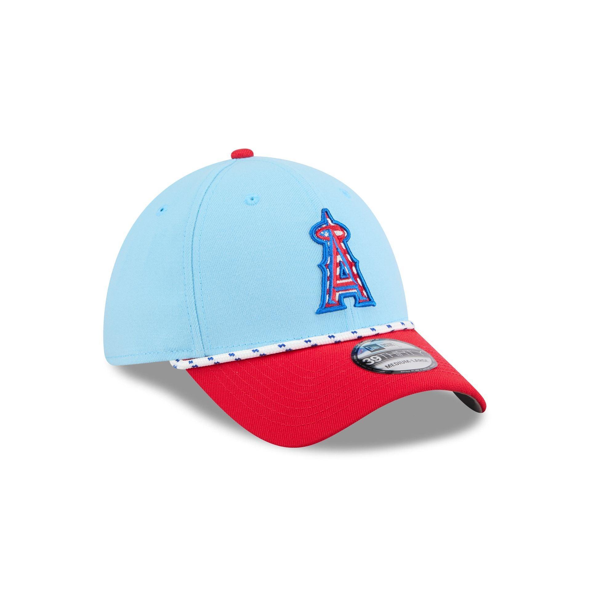 Los Angeles Angels Independence Day 2025 39THIRTY Stretch Fit Hat Male Product Image