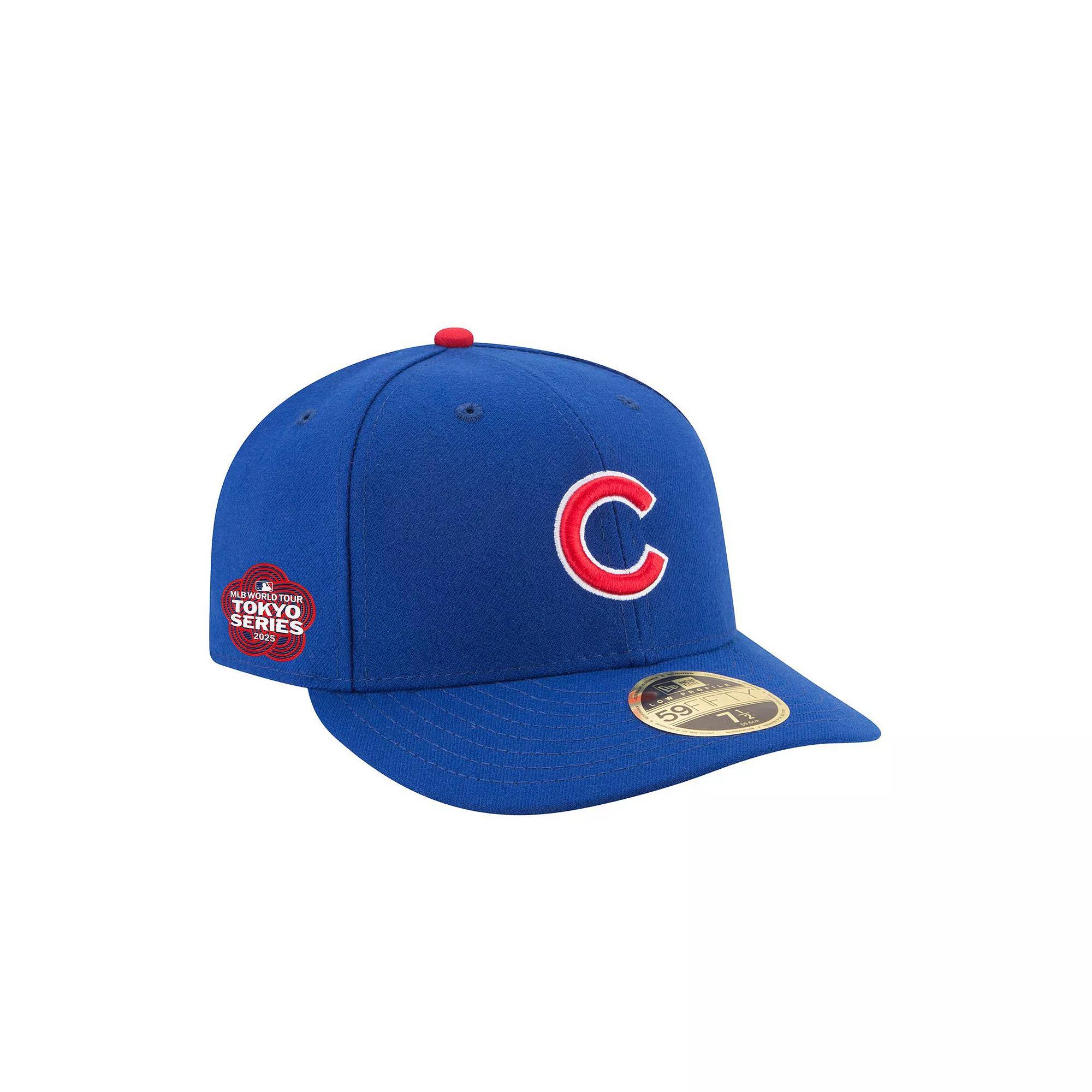 Men's New Era  Royal Chicago Cubs 2025 MLB World Tour: Tokyo Series Side Patch Low Profile 59FIFTY Fitted Hat, Size: 7 5/8, Blue Product Image