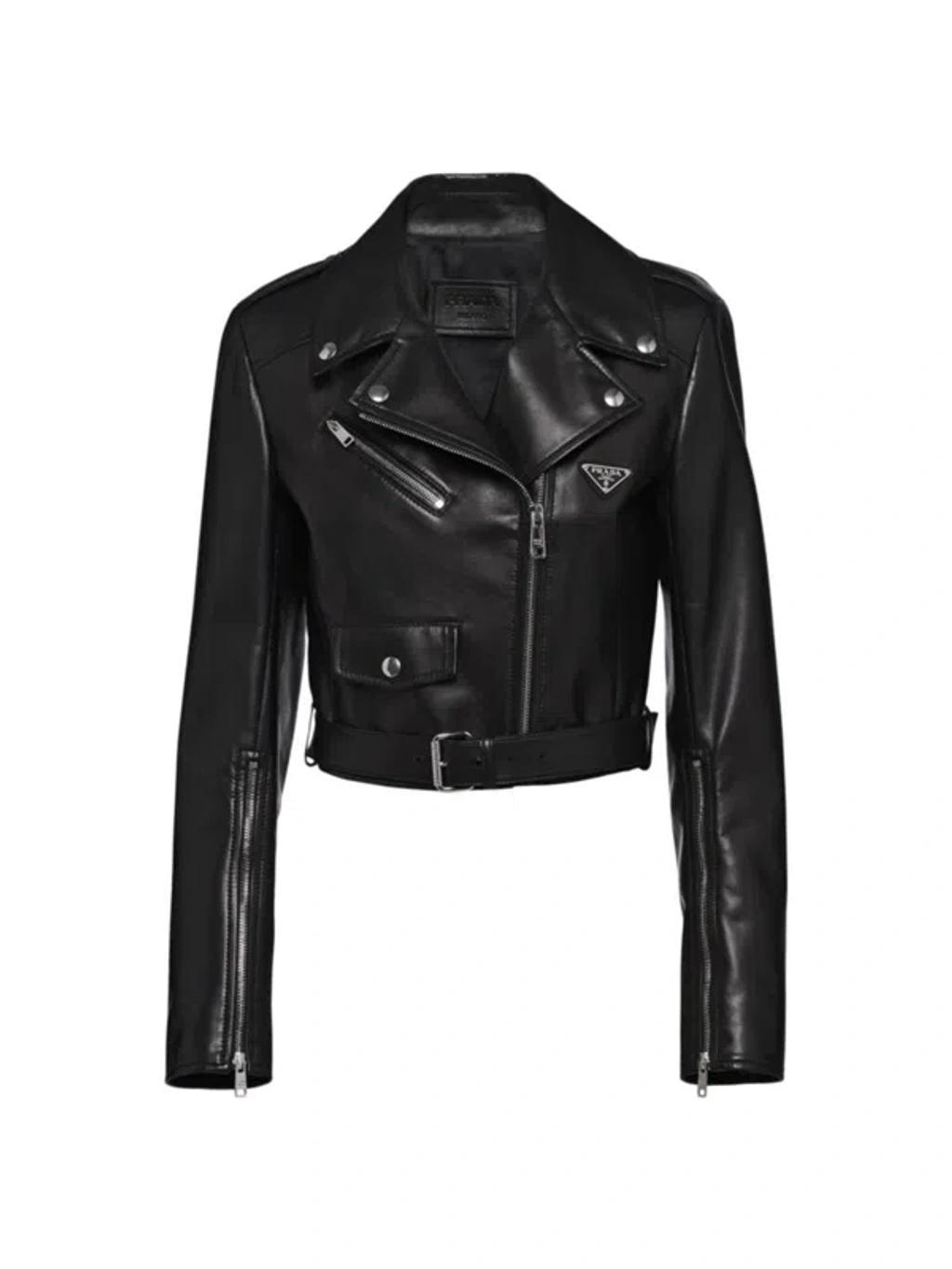 Nappa leather biker jacket Product Image