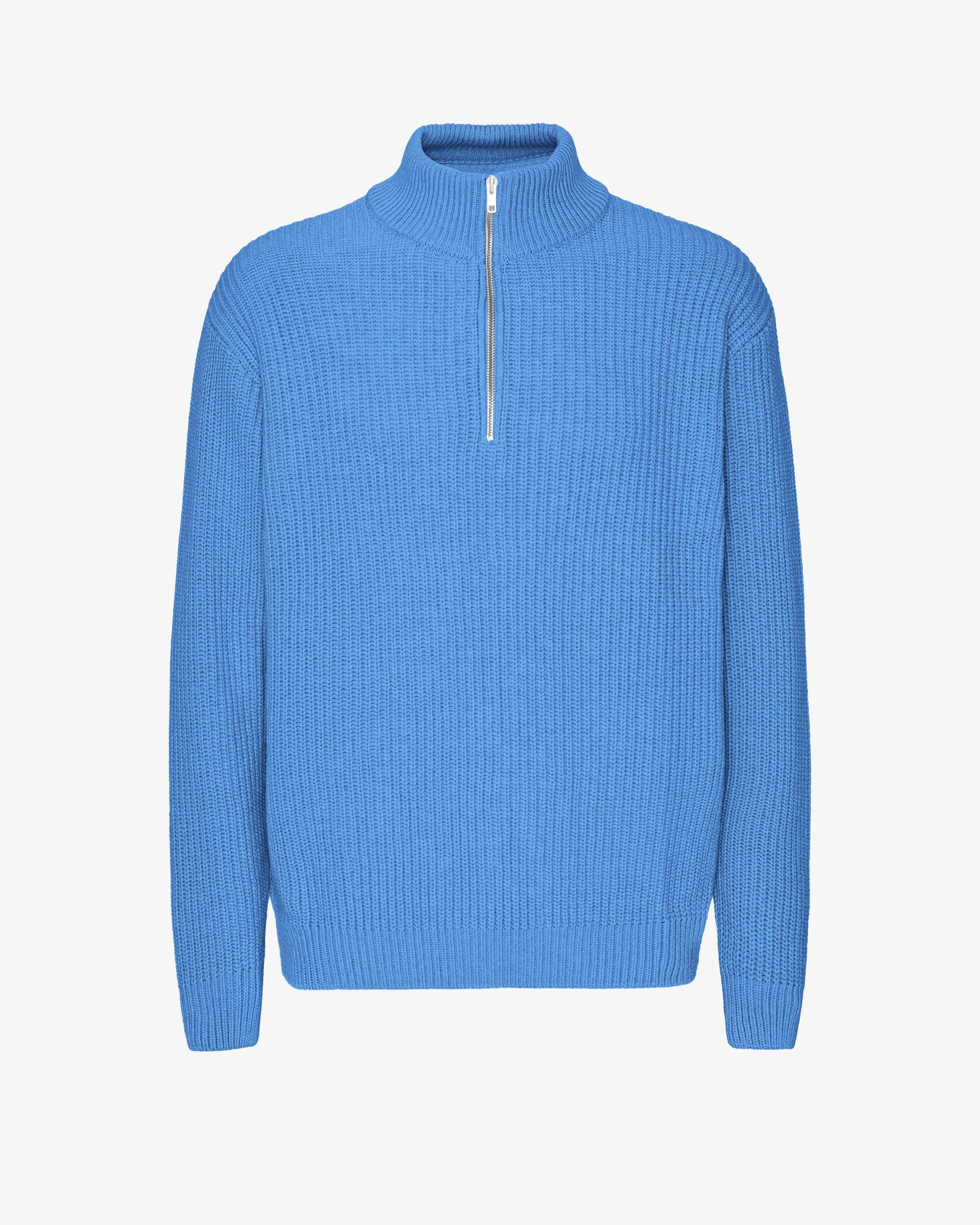Merino Quarter Zip - Lava Grey Product Image