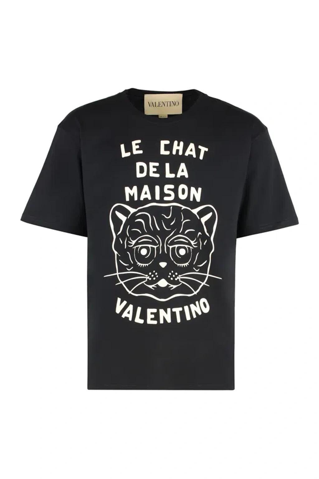 VALENTINO T-shirt Logo In Red Product Image