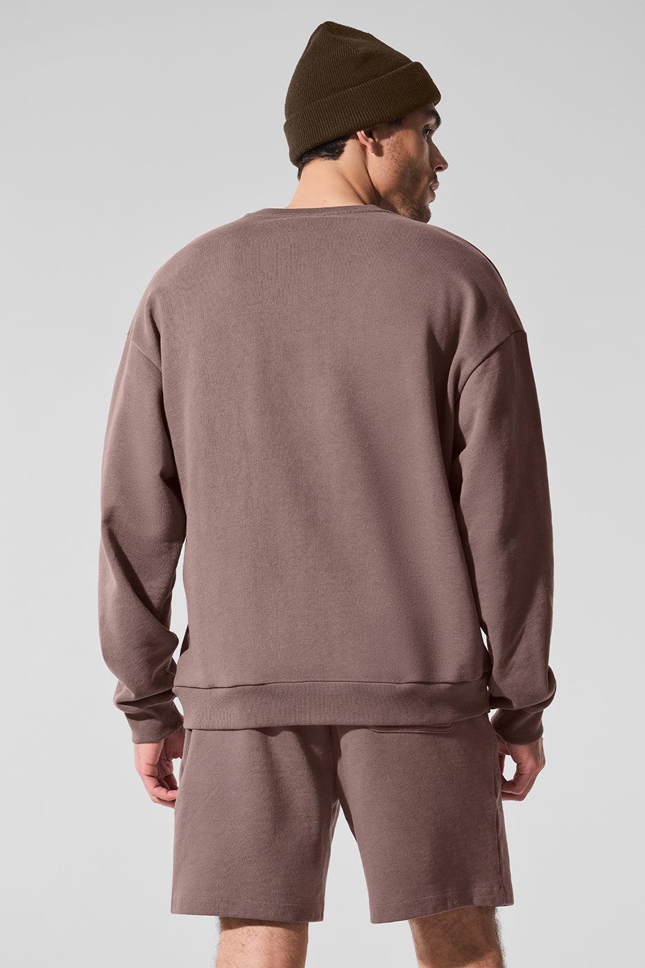 Chill Crew Neck Pullover - Mushroom Male Product Image