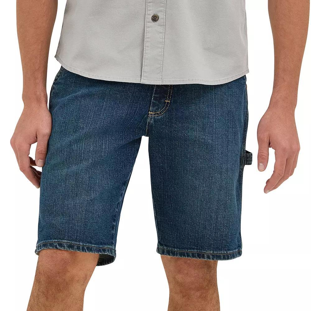 Men's Wrangler 10.5" Carpenter Shorts, Size: 30, Blue Frontier Product Image