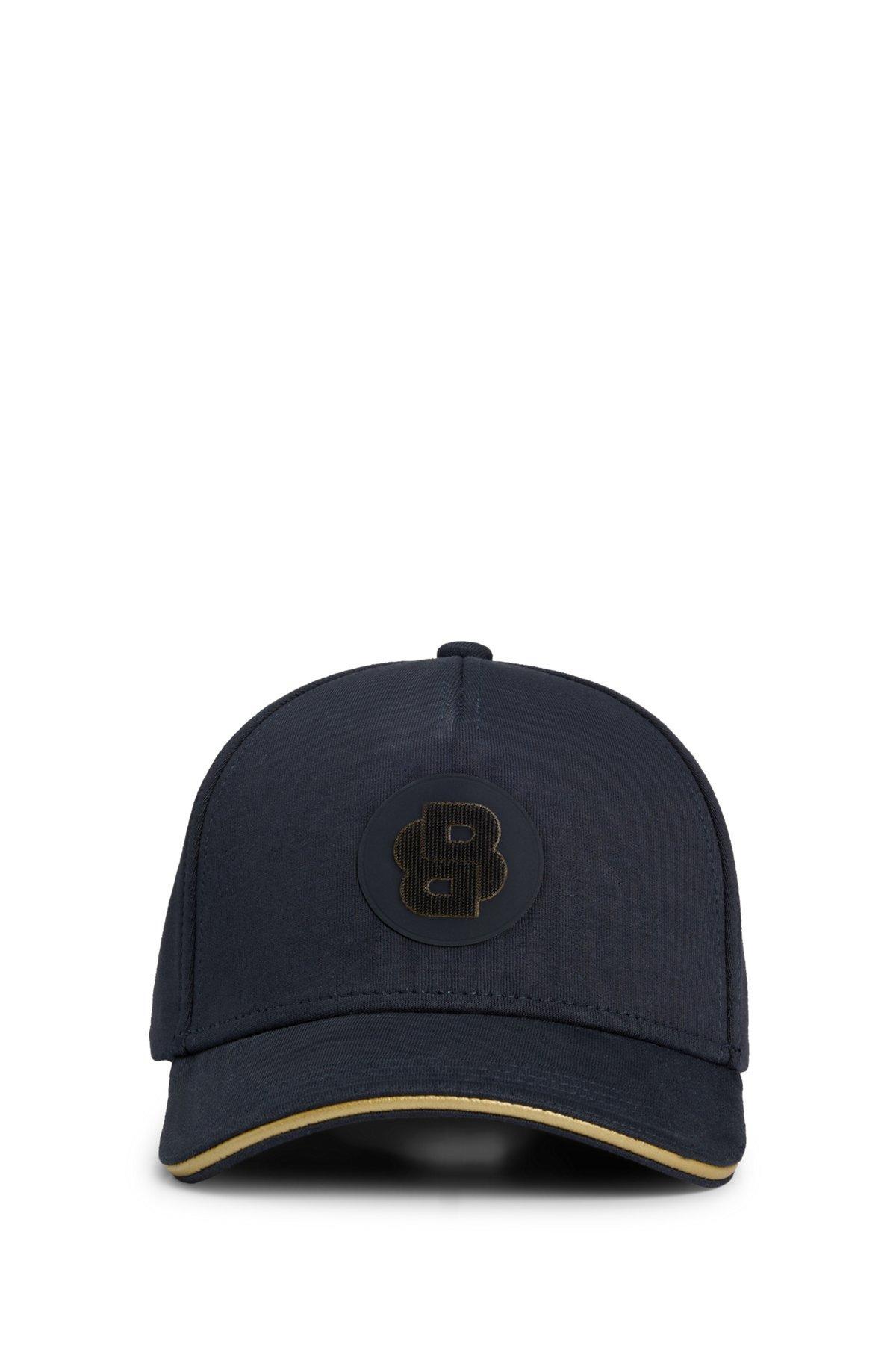 BOSS -  cap with Double B monogram patch - Dark Blue Product Image