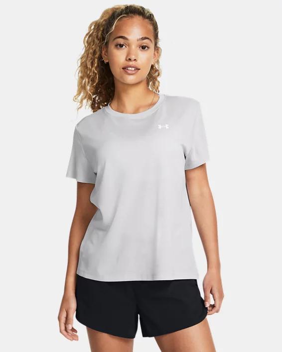 Women's Under Armour Tech™ Short Sleeve Tee, Size: Small, Halo Gray Product Image