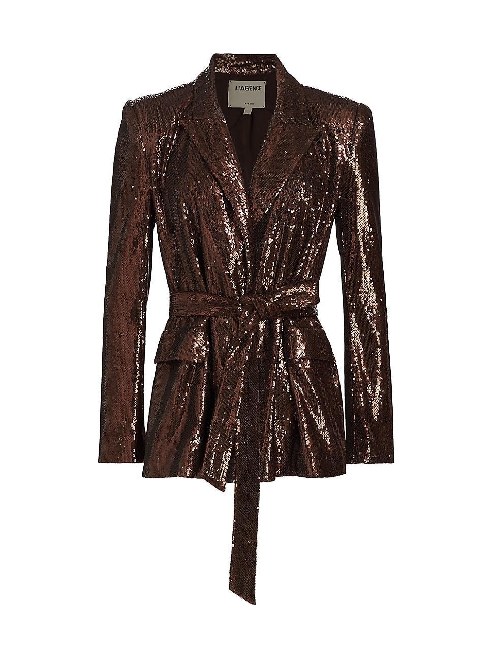 Jordana Wrap Belted Blazer L'AGENCE Product Image