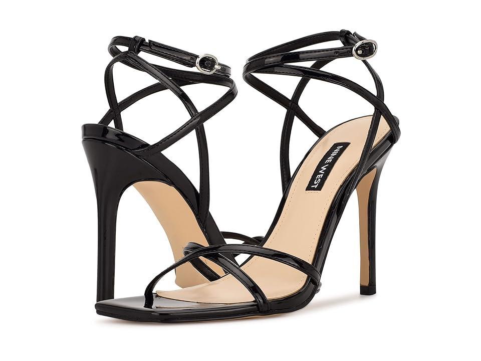Nine West Tidle Women's High Heel Sandals, Size: 8.5, Light Natural Patent Product Image