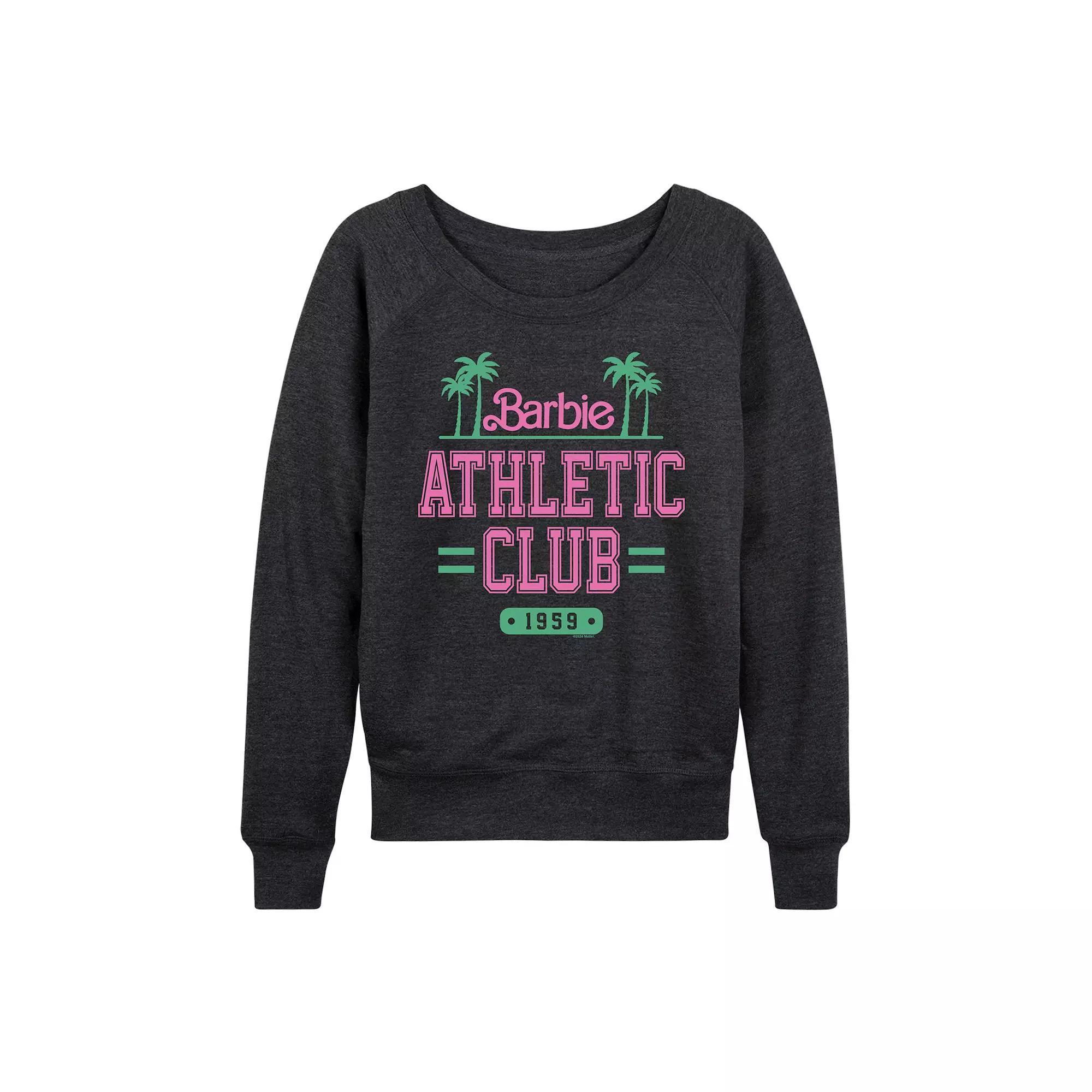 Disney's Mickey Mouse Women's Stockings French Terry Long Sleeve Tee, Size: Large, Heather Grey Product Image