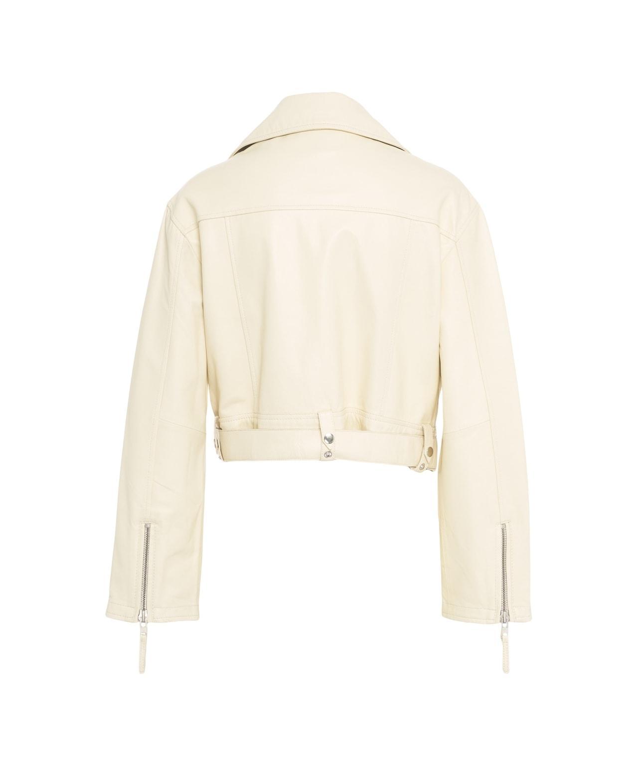 Leather biker jacket Product Image