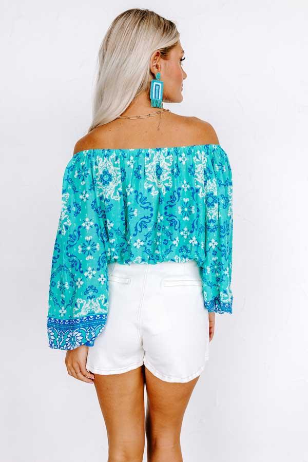 A Dreamy Escape Off Shoulder Top Product Image