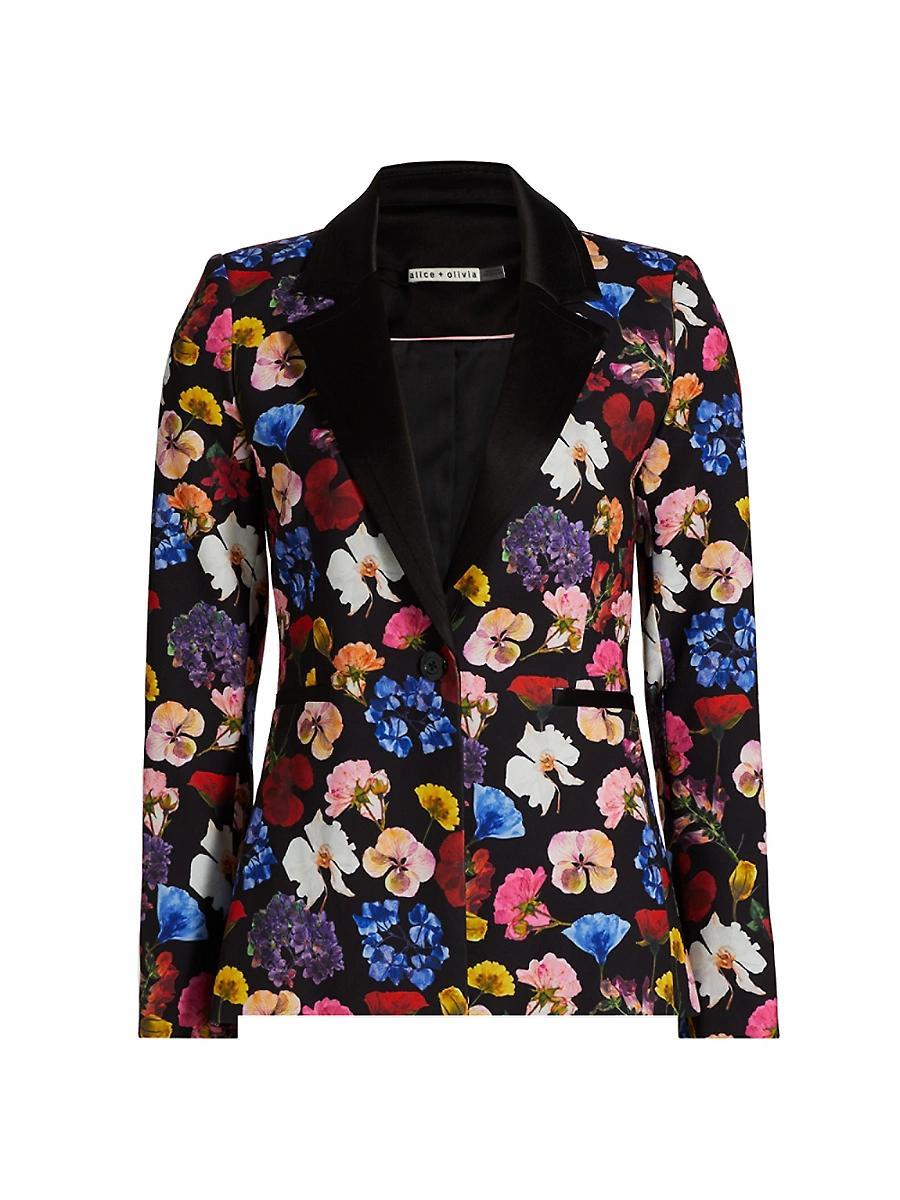 Womens Hundley Floral Tailored Blazer Product Image