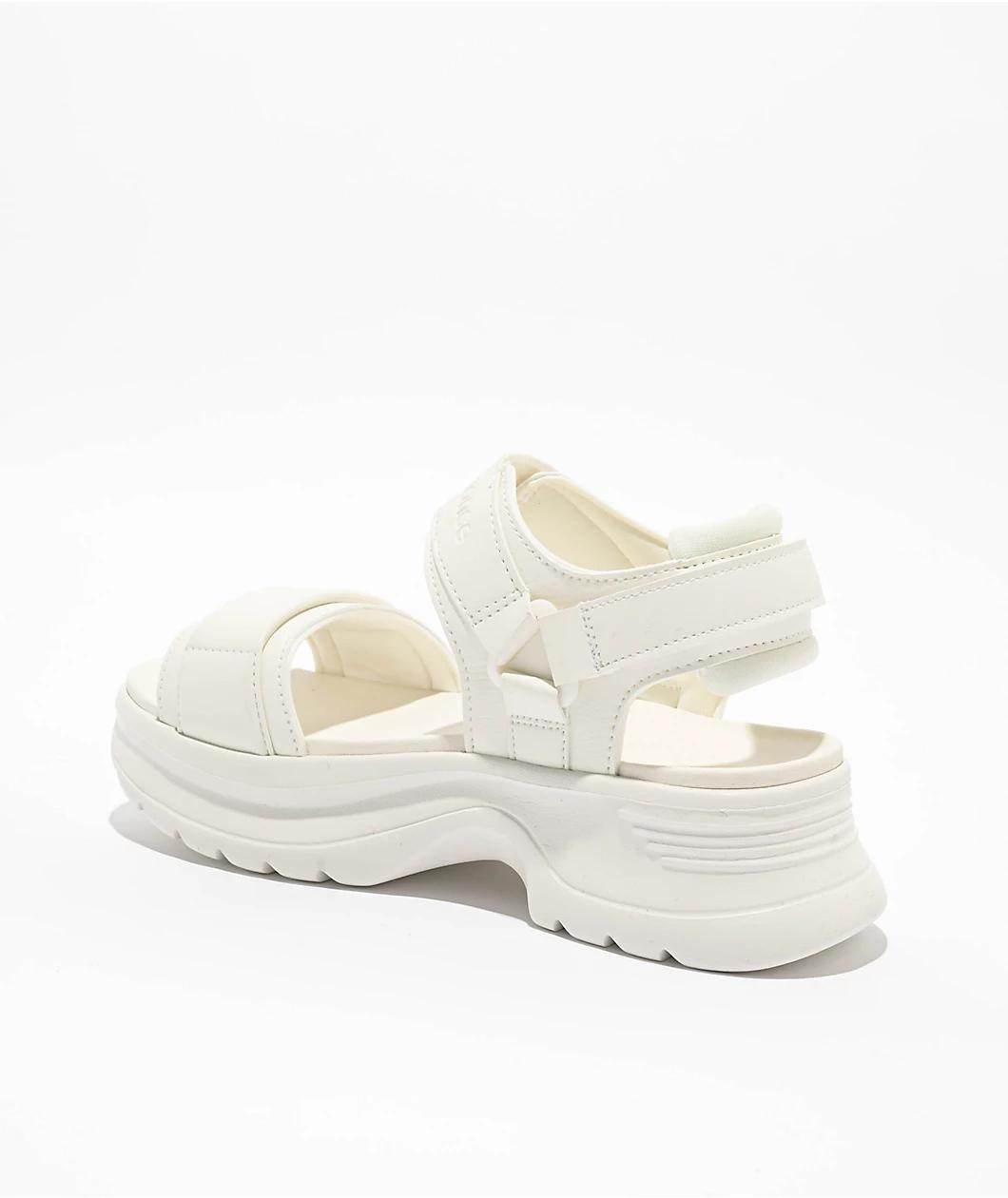 New Balance 258 Sea Salt Platform Sandals Product Image