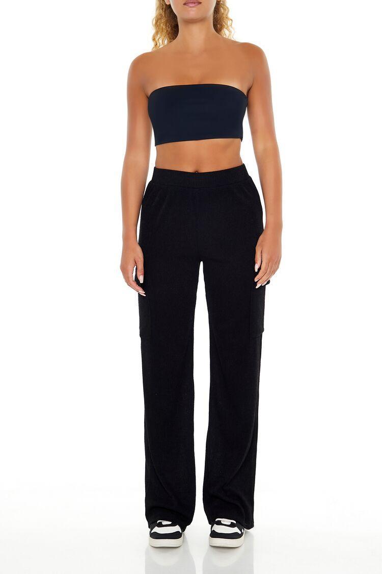 Sweater-Knit Cargo Pants | Forever 21 Product Image