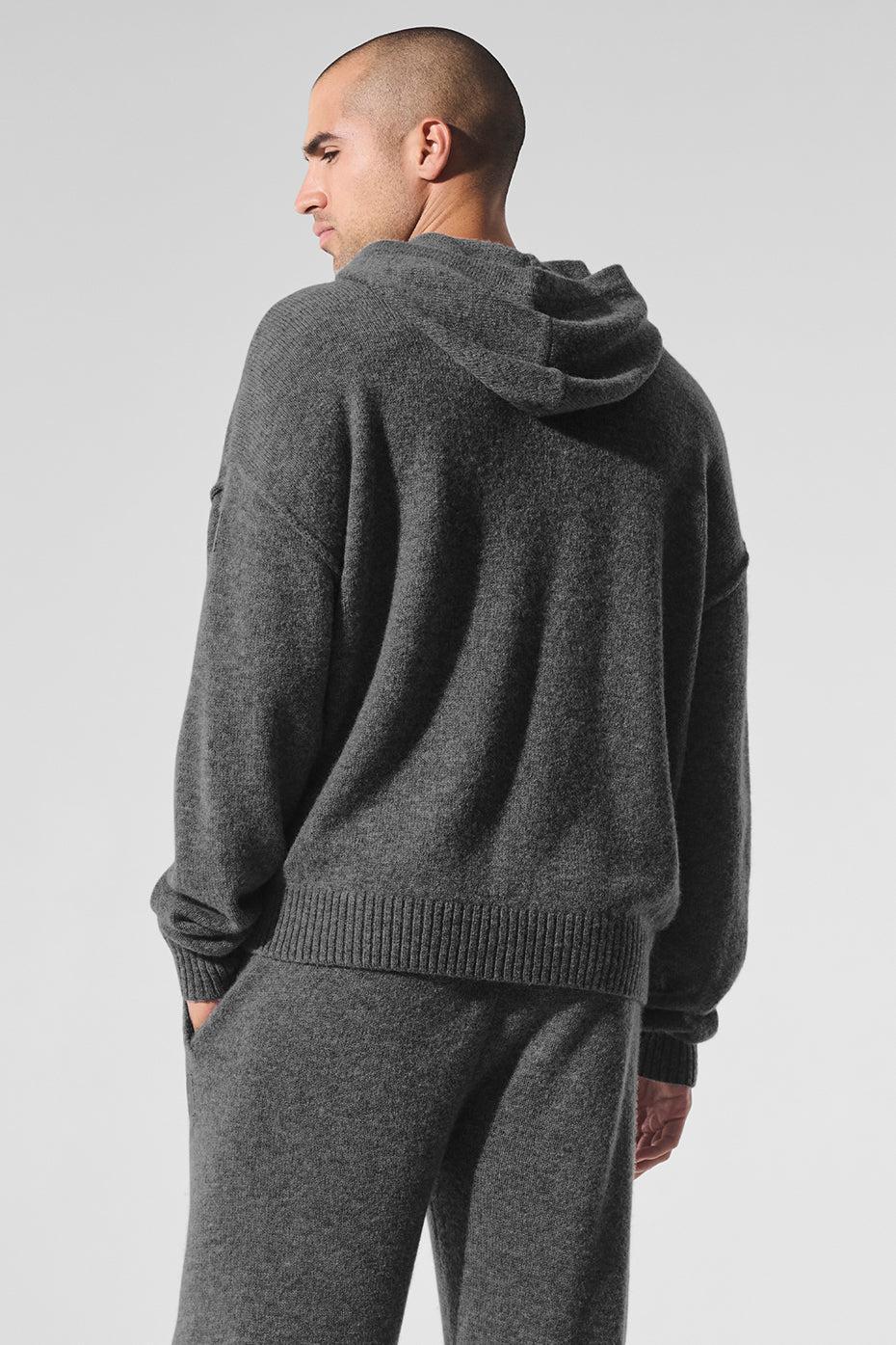 New Class Cashmere Hoodie - Platinum Grey Male Product Image