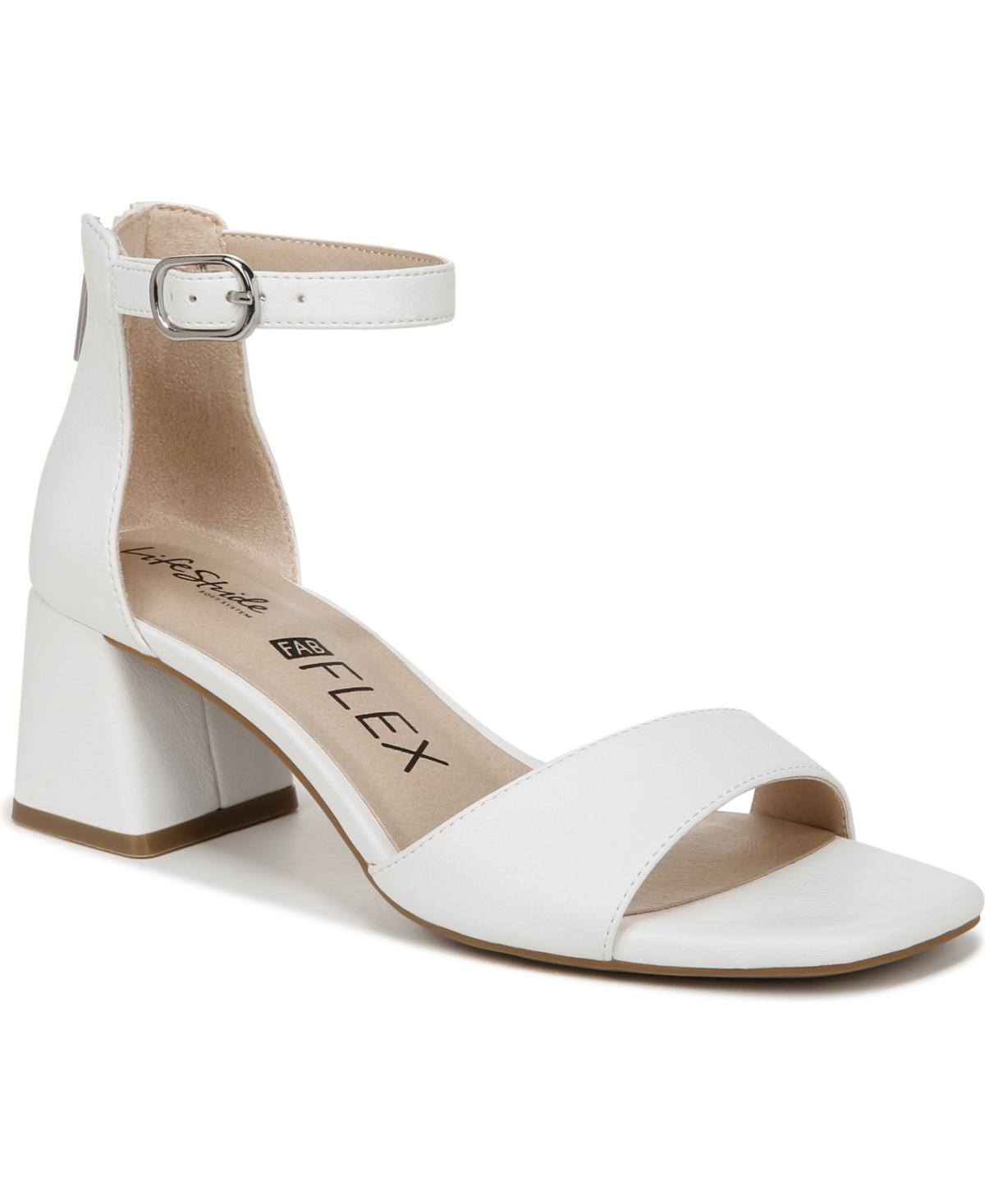 LifeStride Cassidy Women's Ankle Strap Heels, Size: 10, Silver Product Image