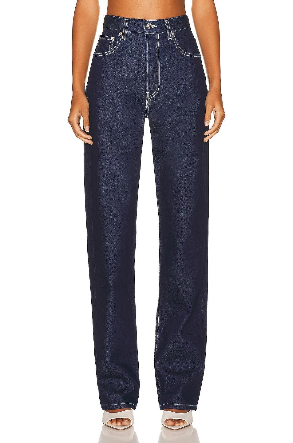 High Rise Straight EB Denim Product Image