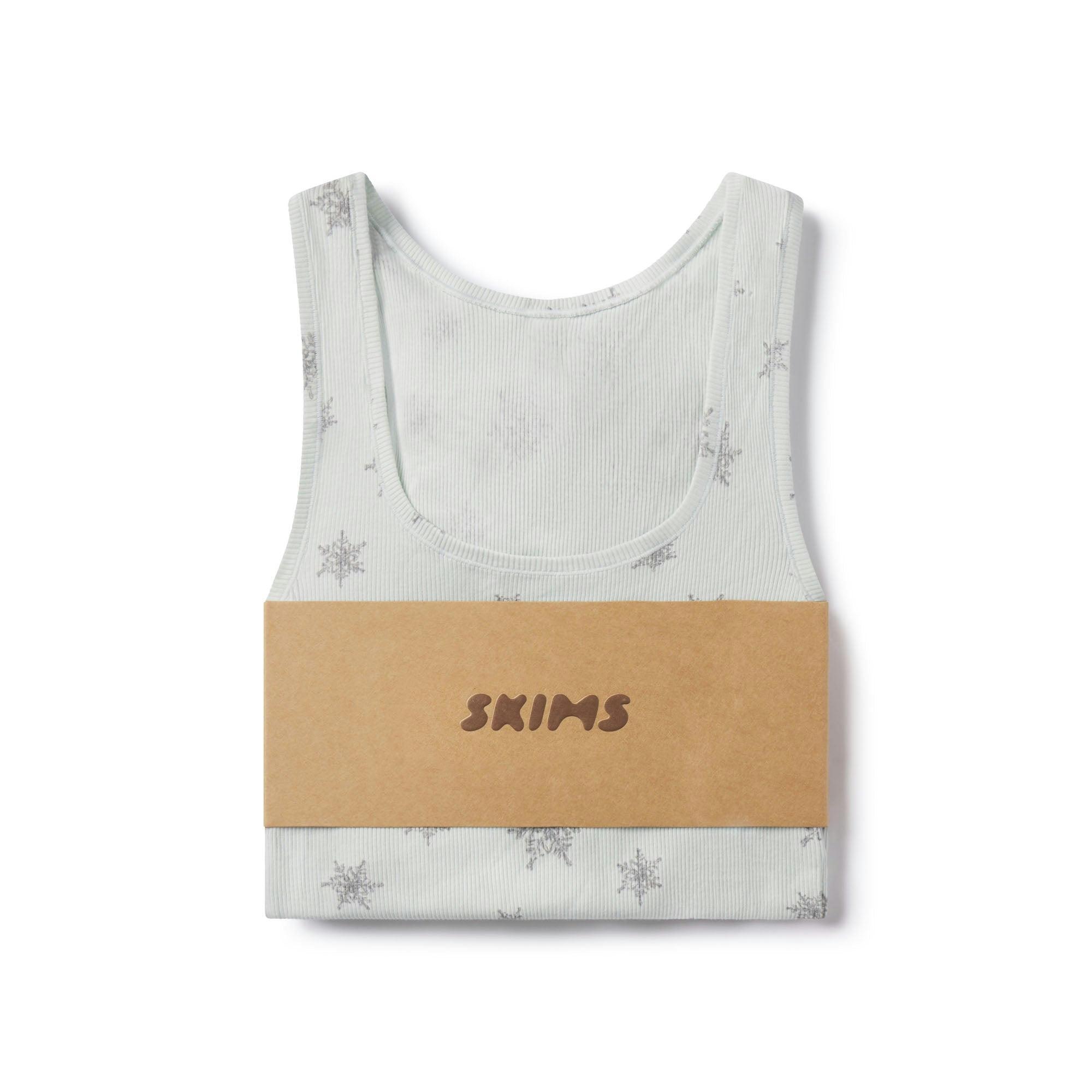 COTTON RIB TANK AND LEGGING SET | FROST SNOWFLAKE PRINT Product Image