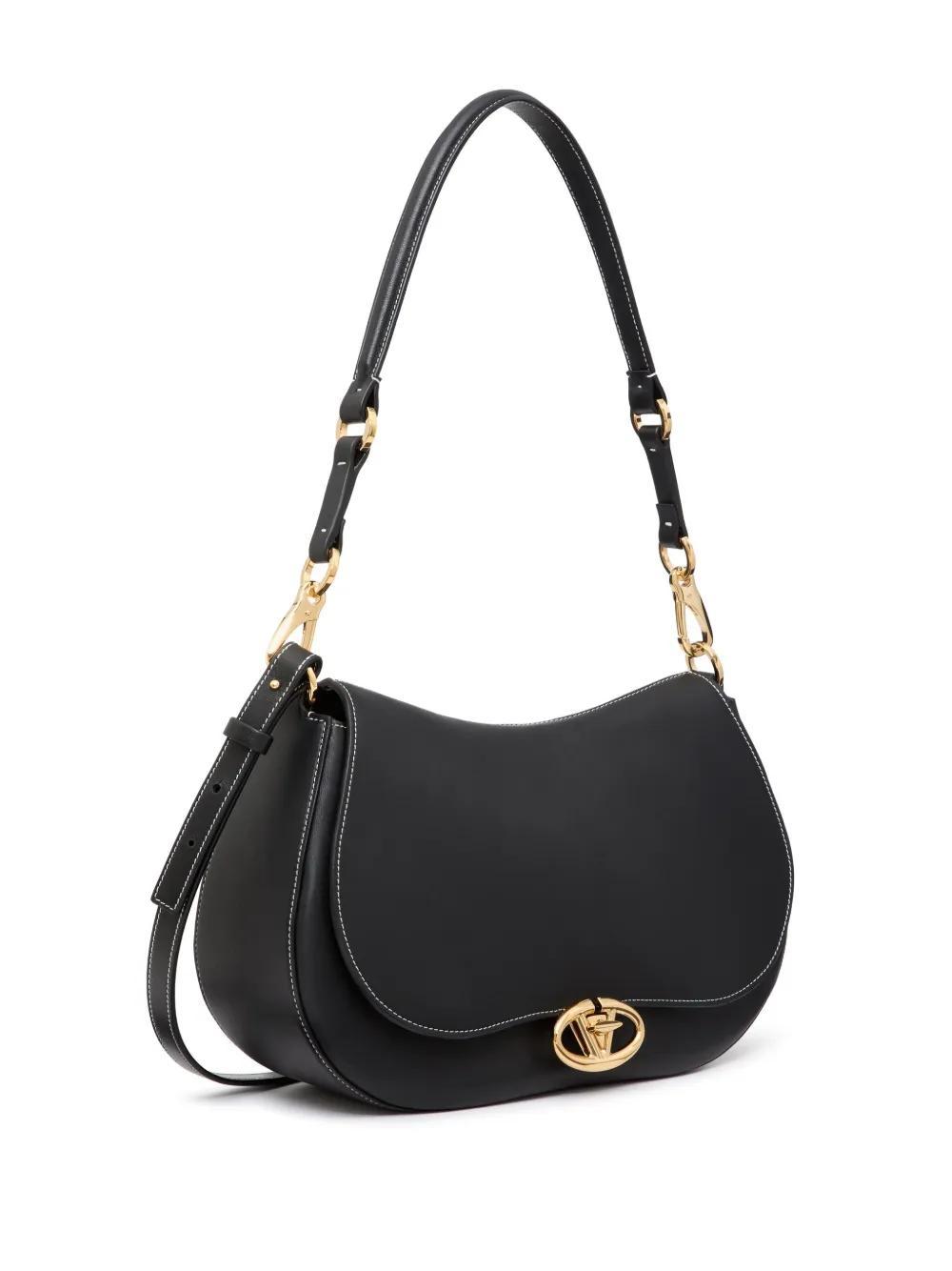 medium Ohval leather shoulder bag Product Image