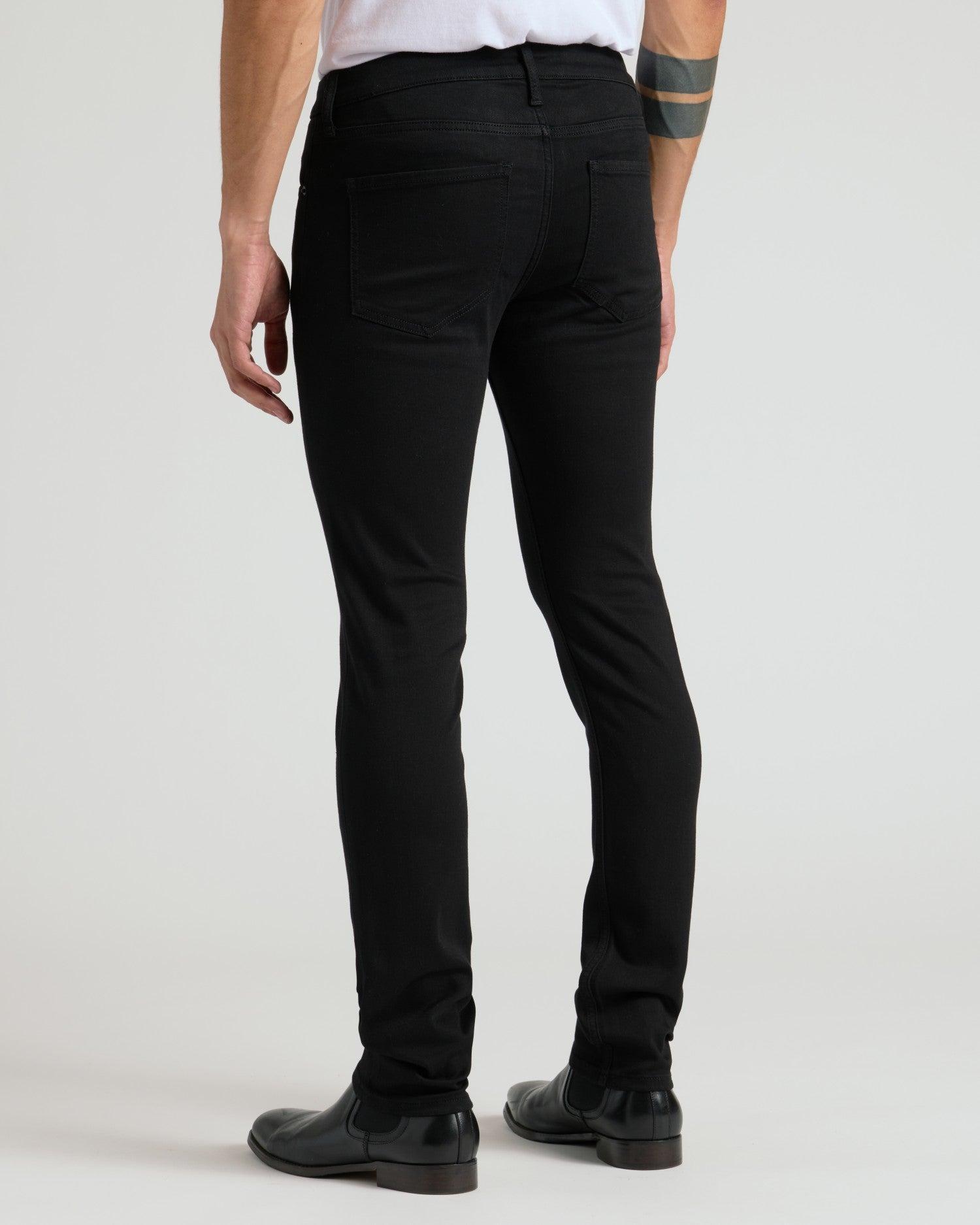 Black Wash Slim Comfort Stretch Jeans Product Image