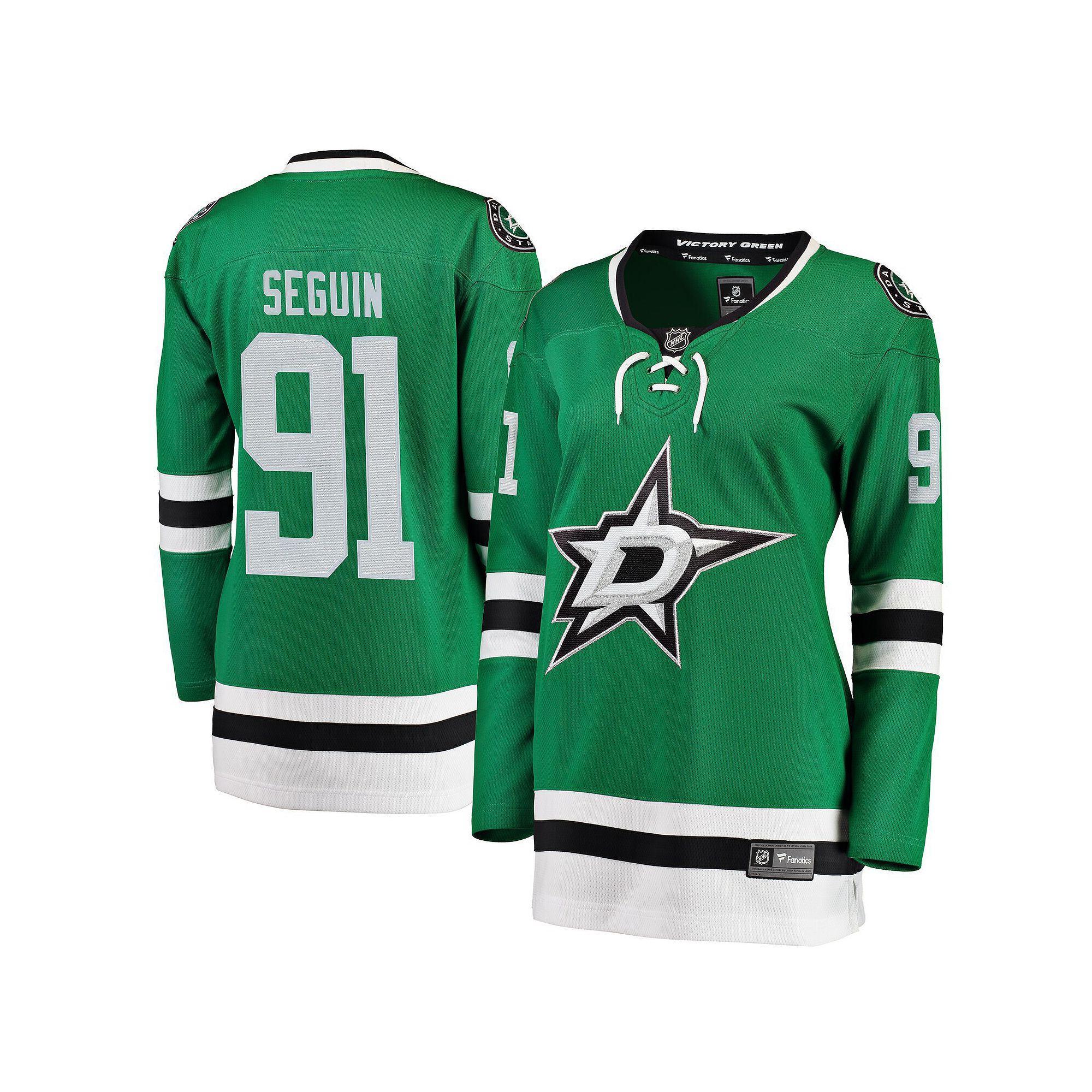 Women's Fanatics Branded Tyler Seguin Green Home Breakaway Player Jersey, Size: 3XL, Str Green Product Image
