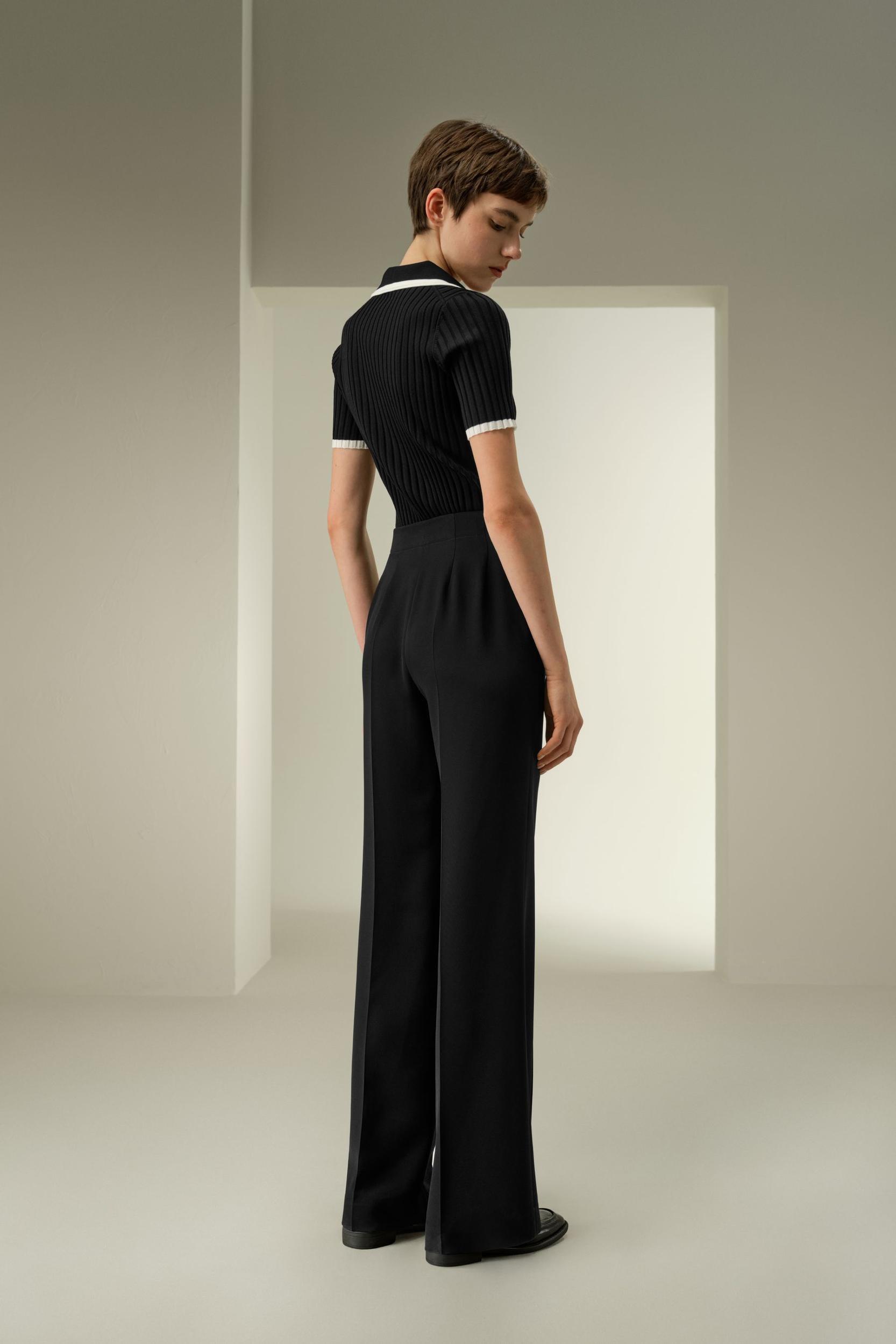 Minimalist Silk Crêpe Pant Product Image