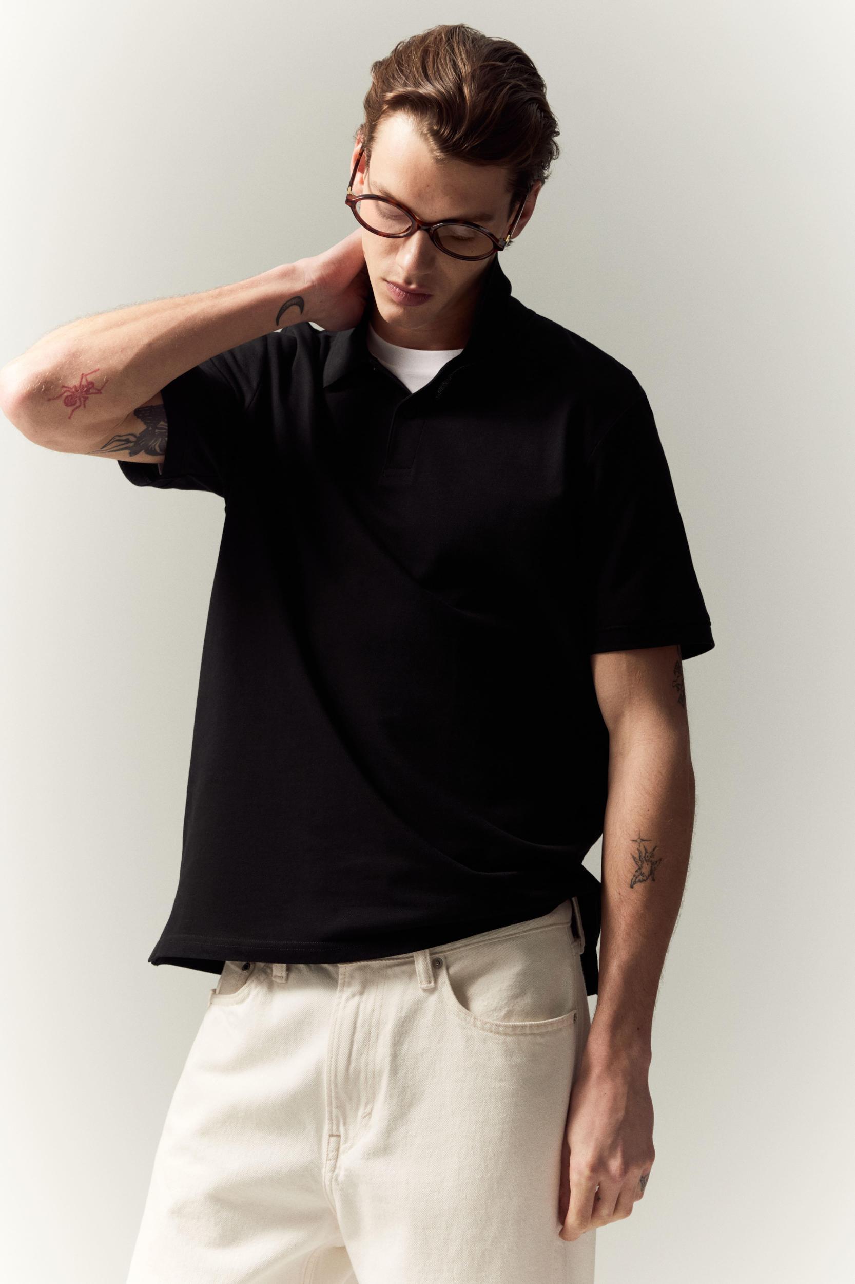 Regular Fit Piqué Polo Shirt Product Image