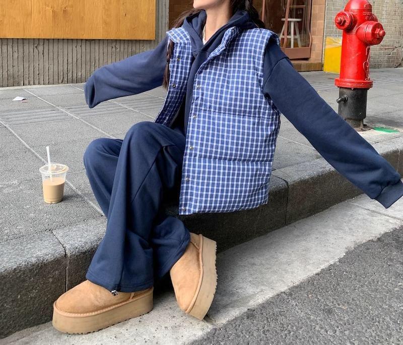 Paid Button-Up Puffer Vest Product Image