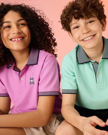 KIDS RIVIERA PIQUE POLO SHIRT - B0K640C200 Product Image