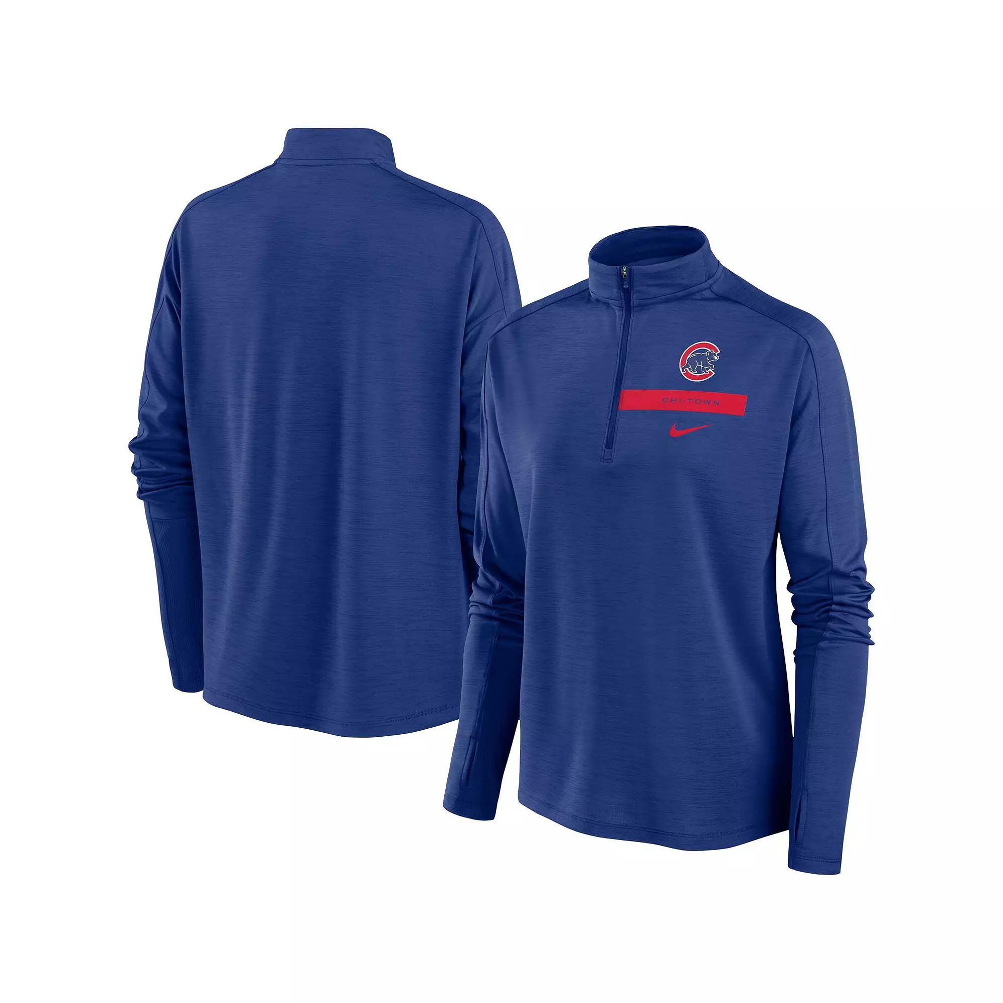 Women's Nike Black Pittsburgh Pirates Primetime Local Touch Pacer Quarter-Zip Top, Size: XS Product Image