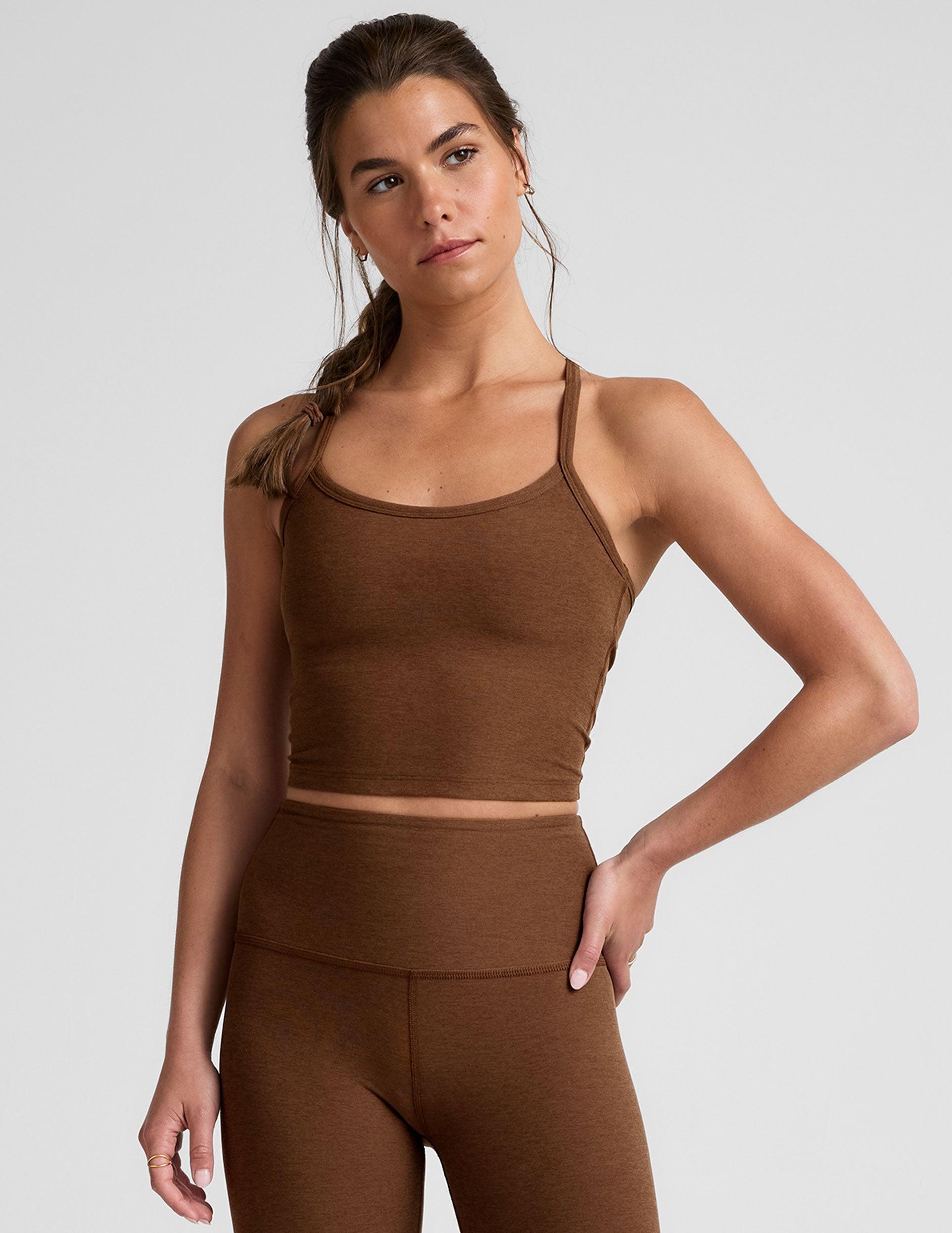 Spacedye Slim Racerback Cropped Tank Product Image